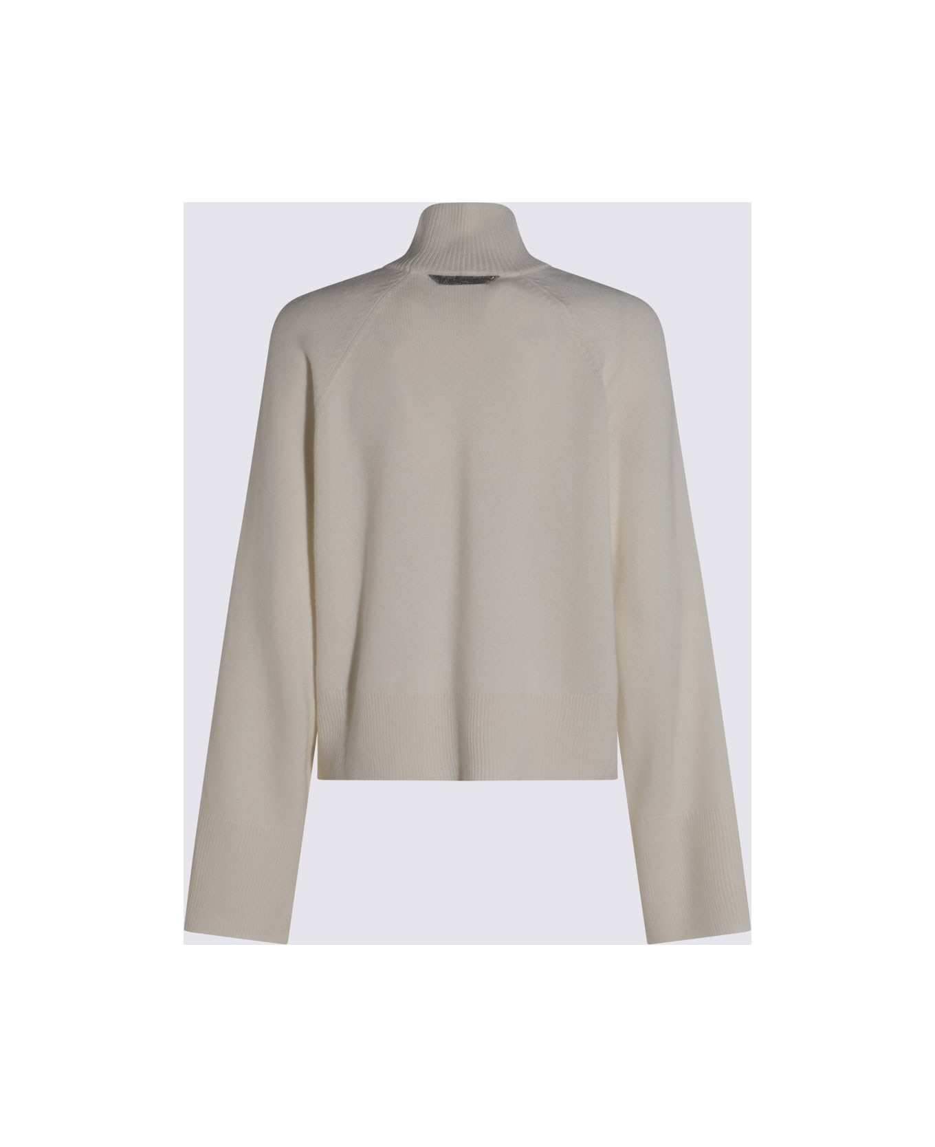 White Wool Knitwear - 2