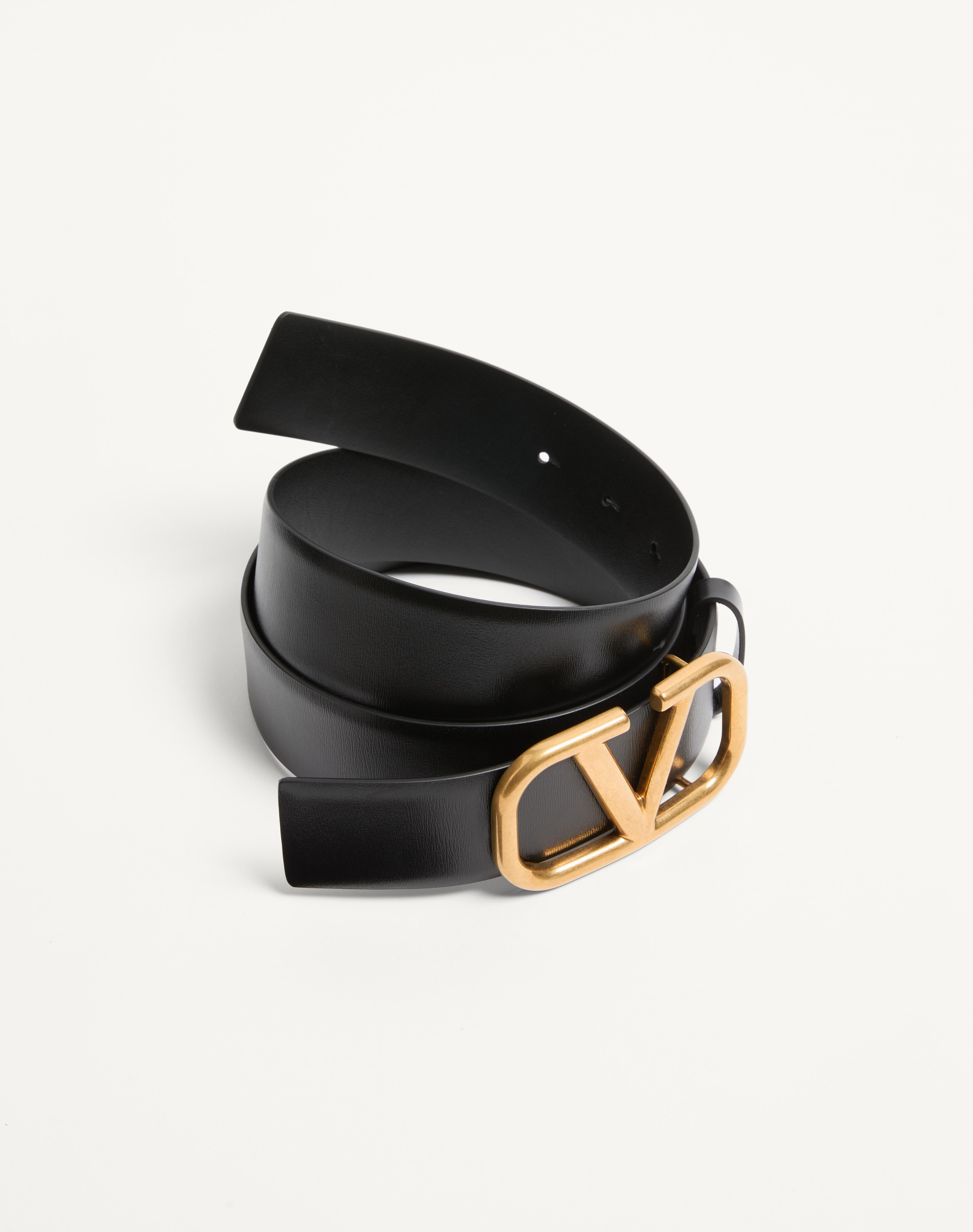 VLOGO SIGNATURE CALFSKIN BELT 40 MM - 3