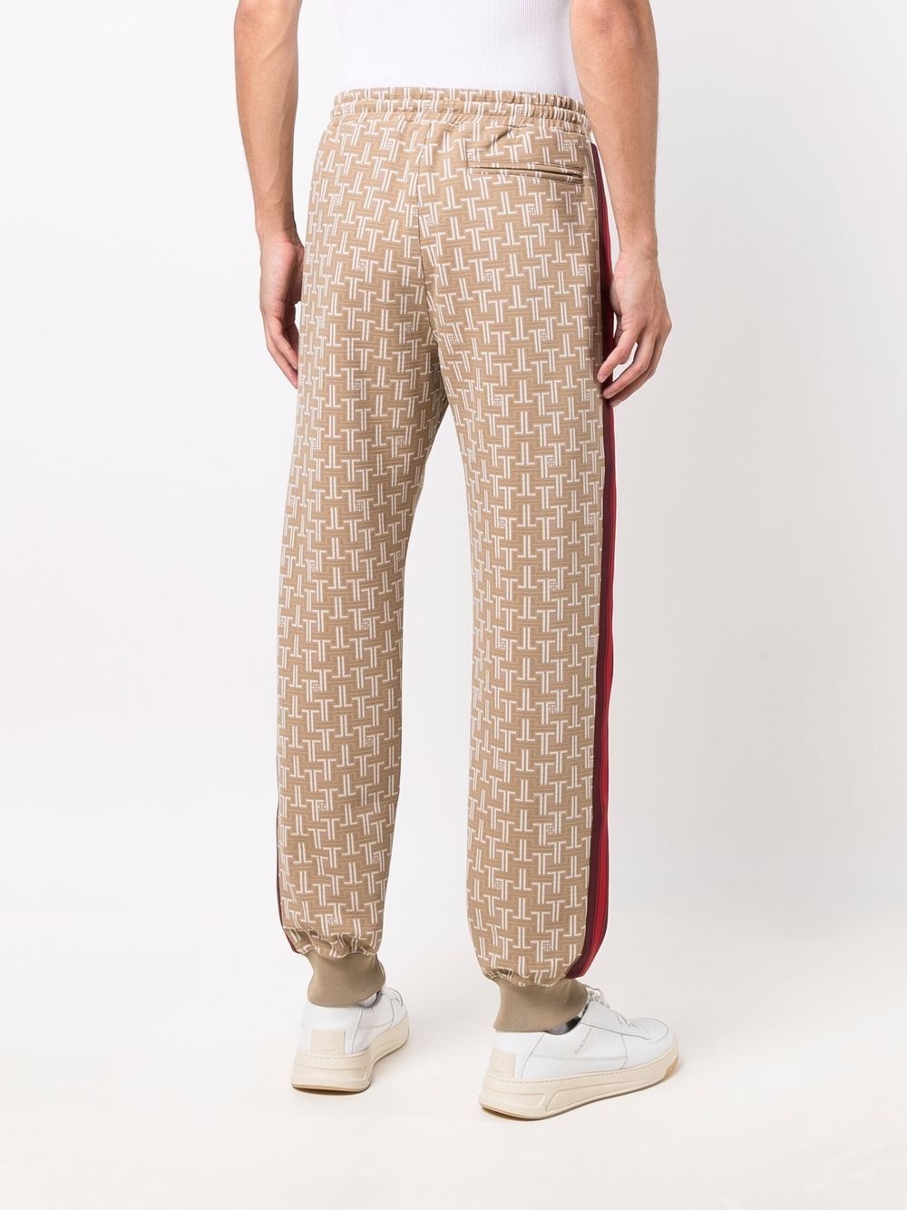 monogram-print track pants - 4