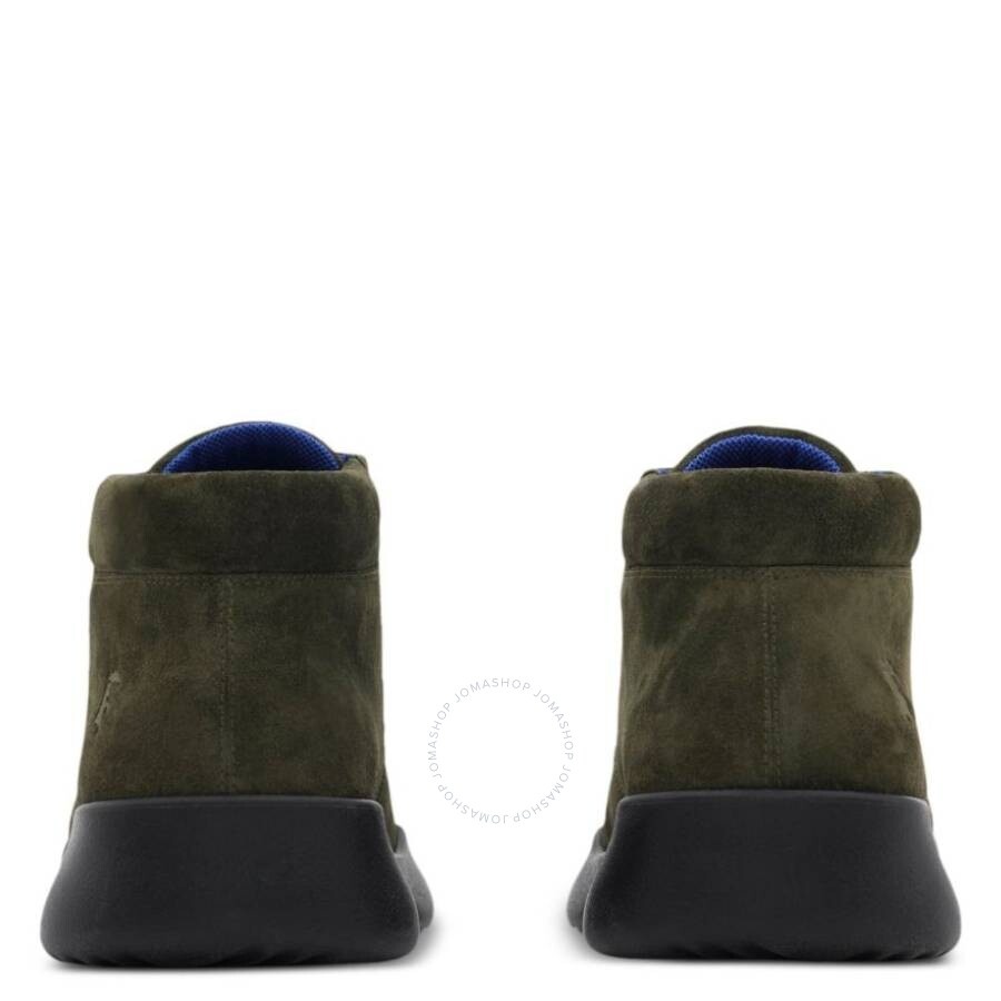 Burberry Square-Toe Suede Log Boots - 3
