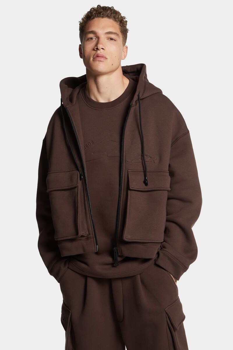 ICON NEW GENERATION BALLOON CARGO ZIP HOODIE - 3