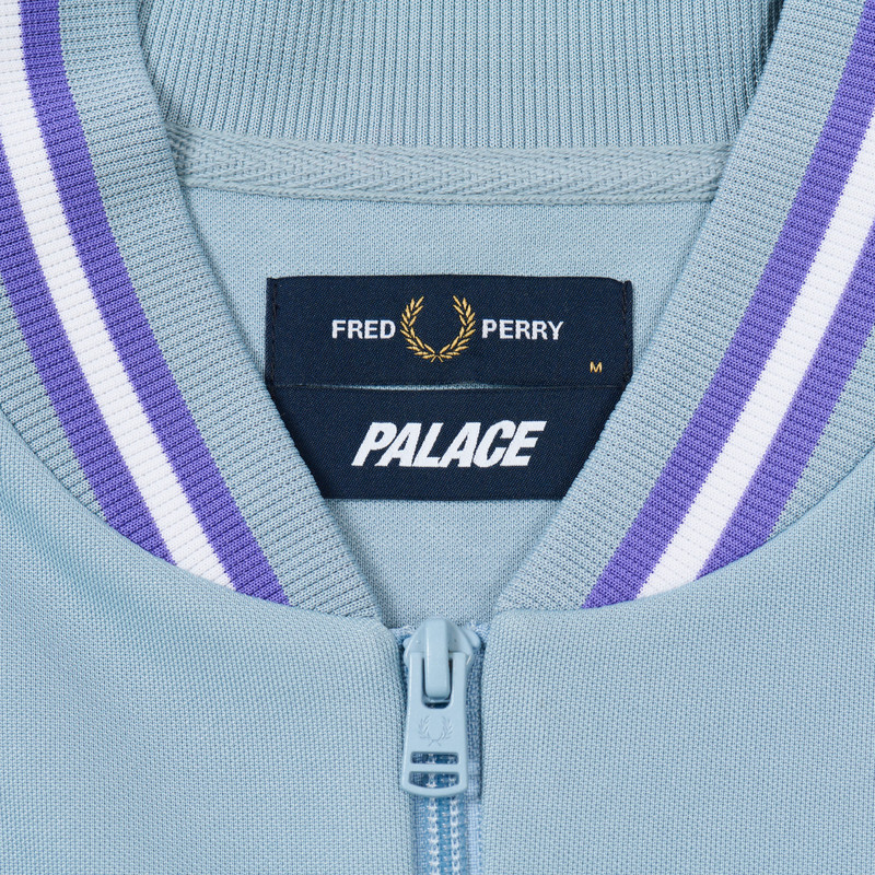 PALACE FRED PERRY TRACK JACKET DUSTY BLUE 3