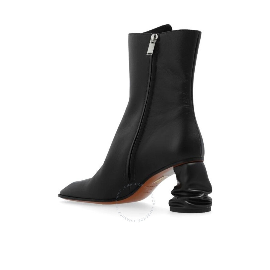 Alexander Mcqueen Ladies Black Crush Ankle Boots - 3