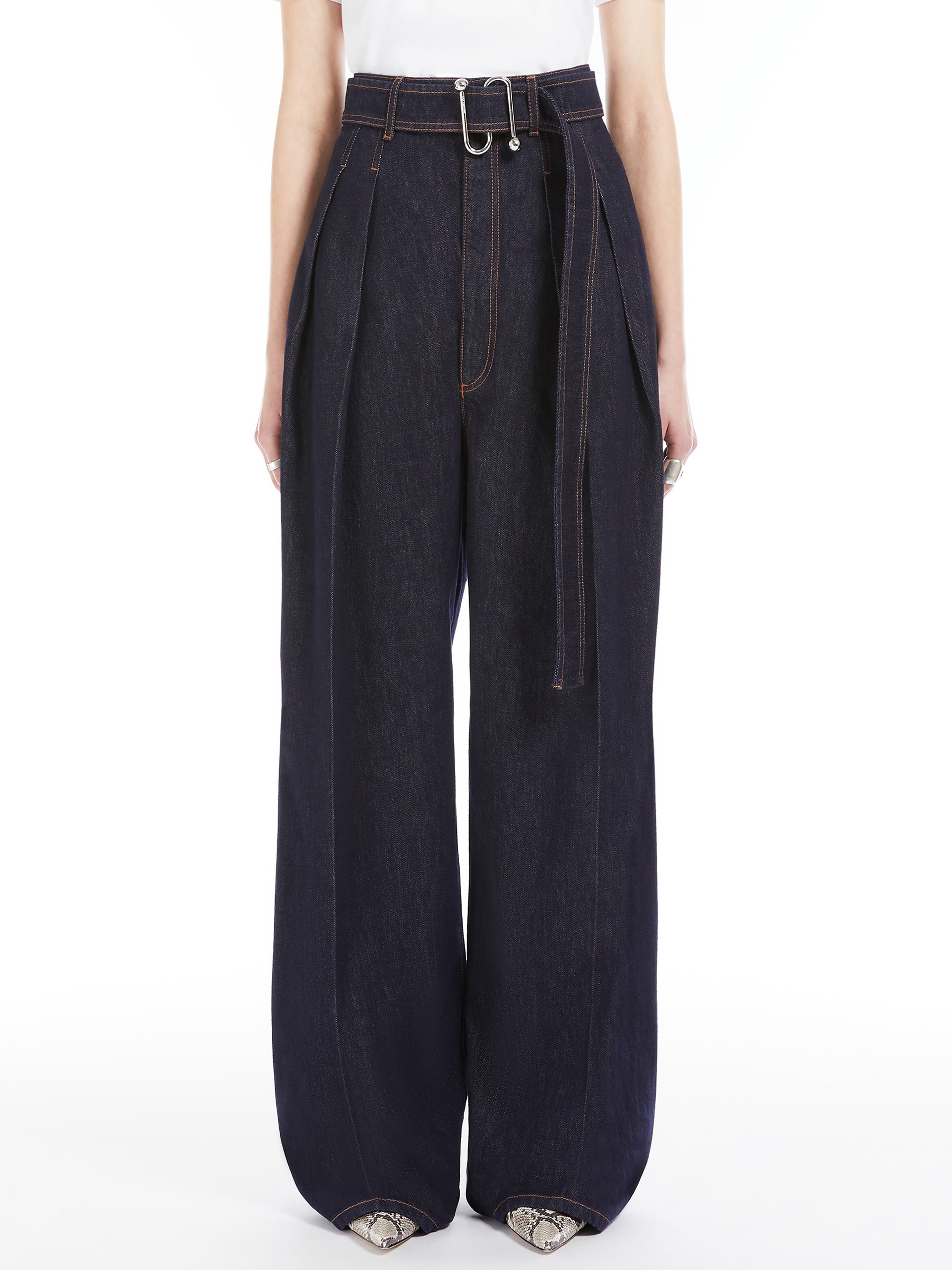 BLANC High-waisted wide-leg trousers - 3