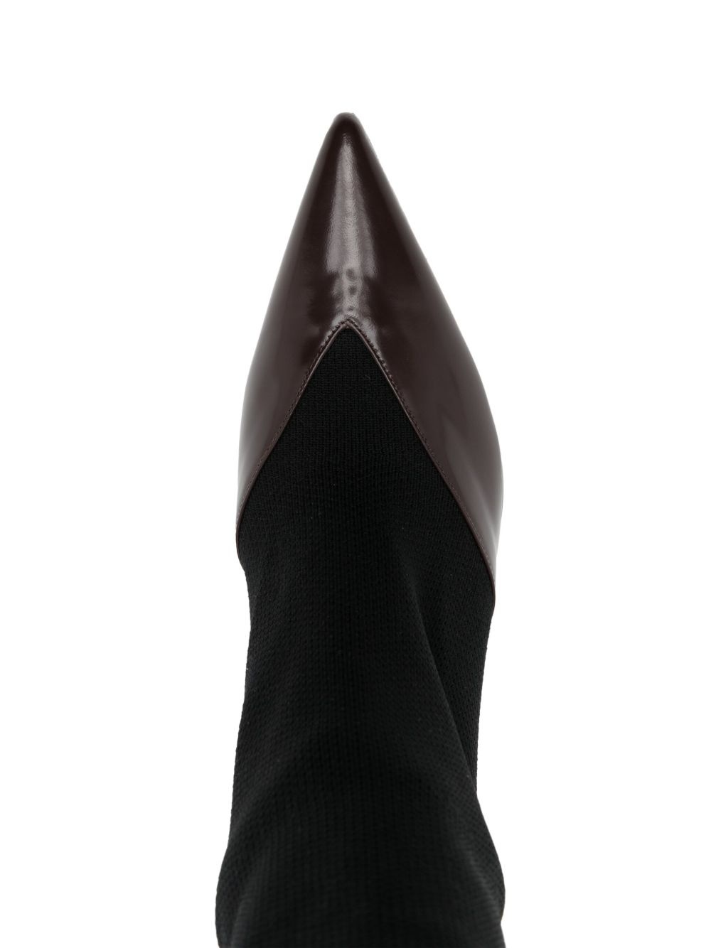 90mm pointed toe boots - 4