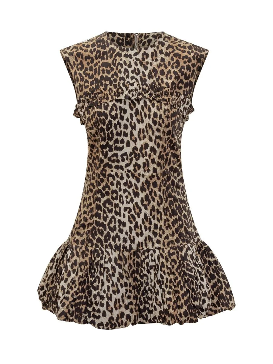 Ganni Printed Corset Dress - 1