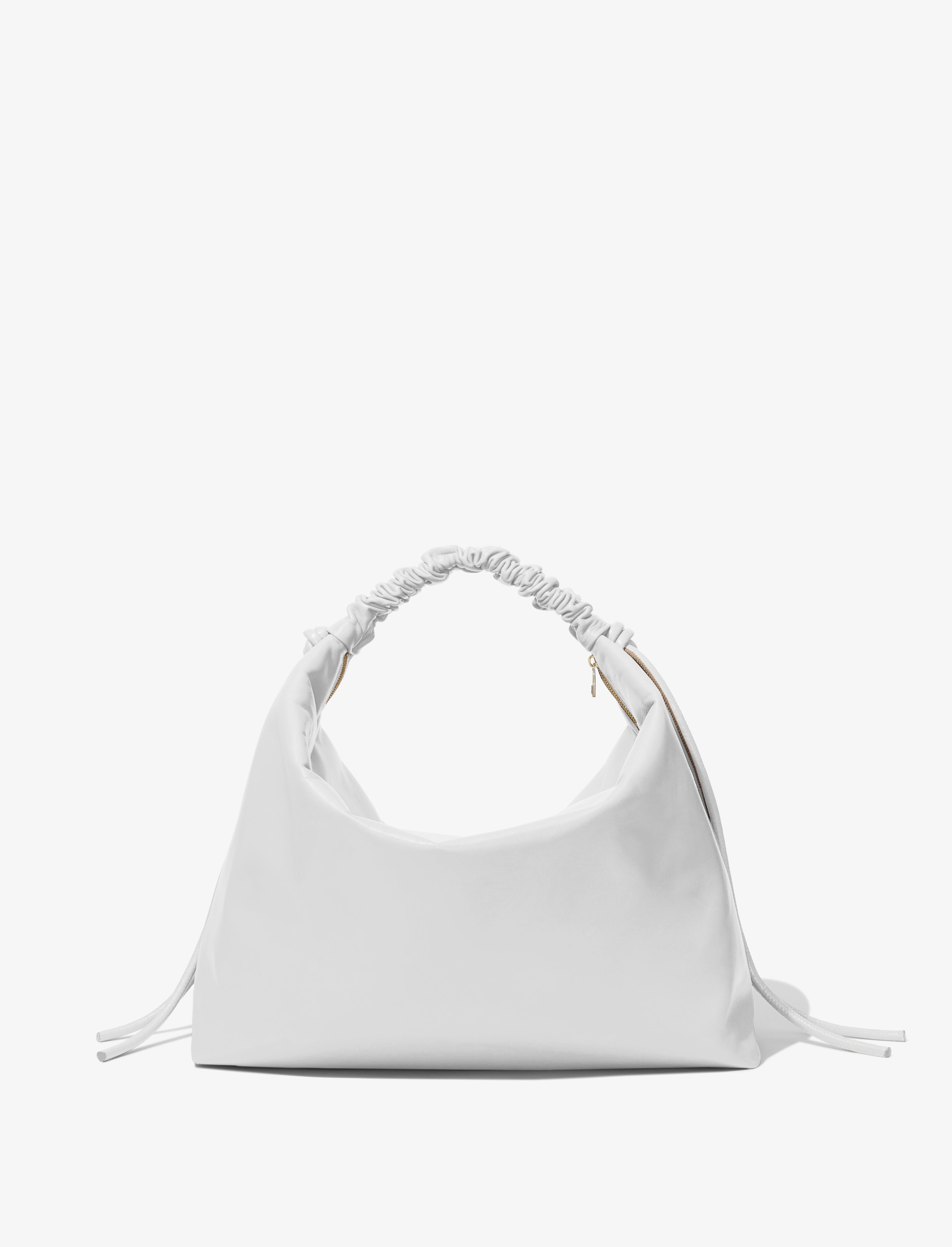 Large Drawstring Shoulder Bag - 4