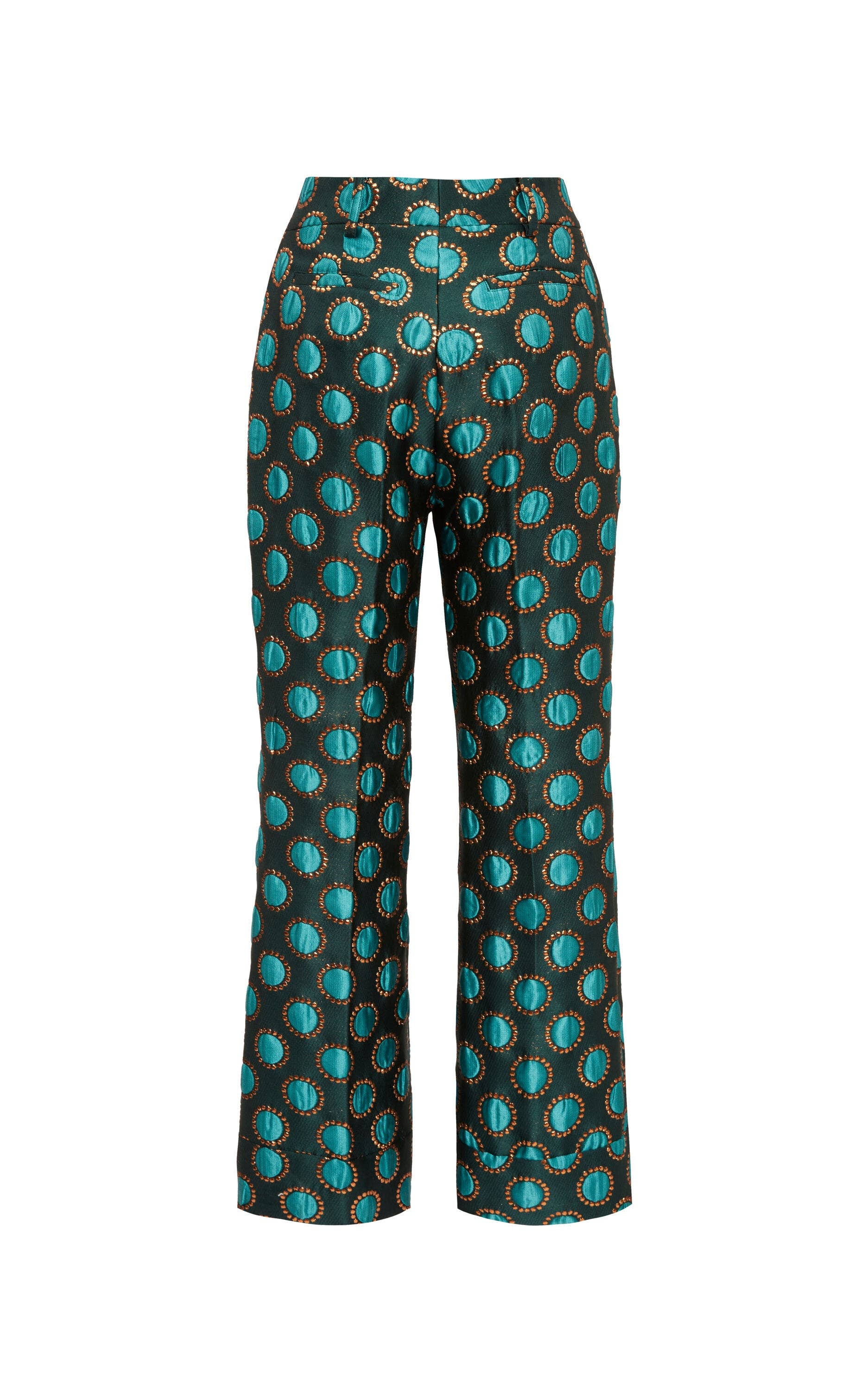 La DoubleJ Hendrix Pants Jacquard Winter Sun Emerald at Nordstrom - 7