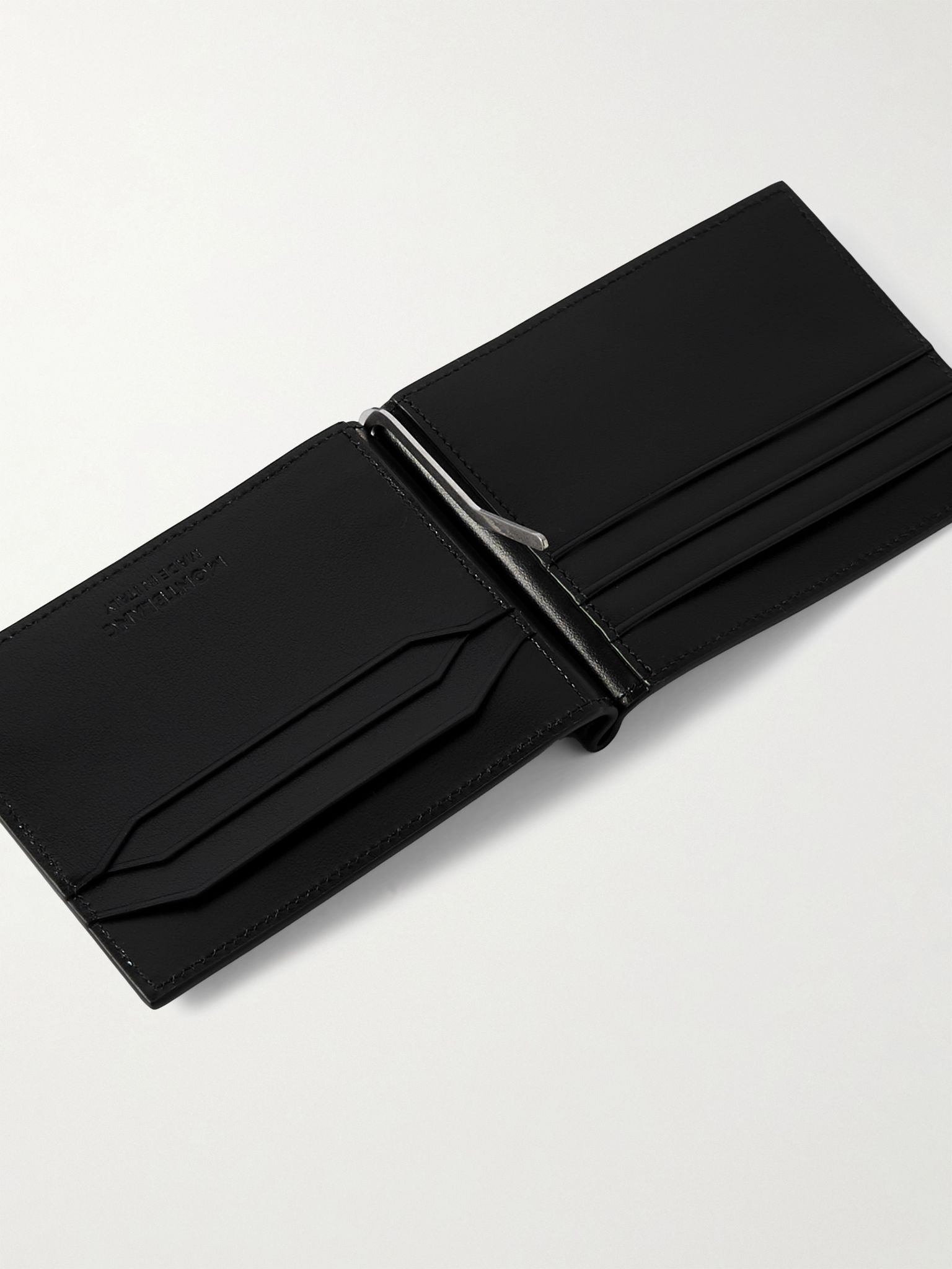 Leather Billfold Wallet Black - 4
