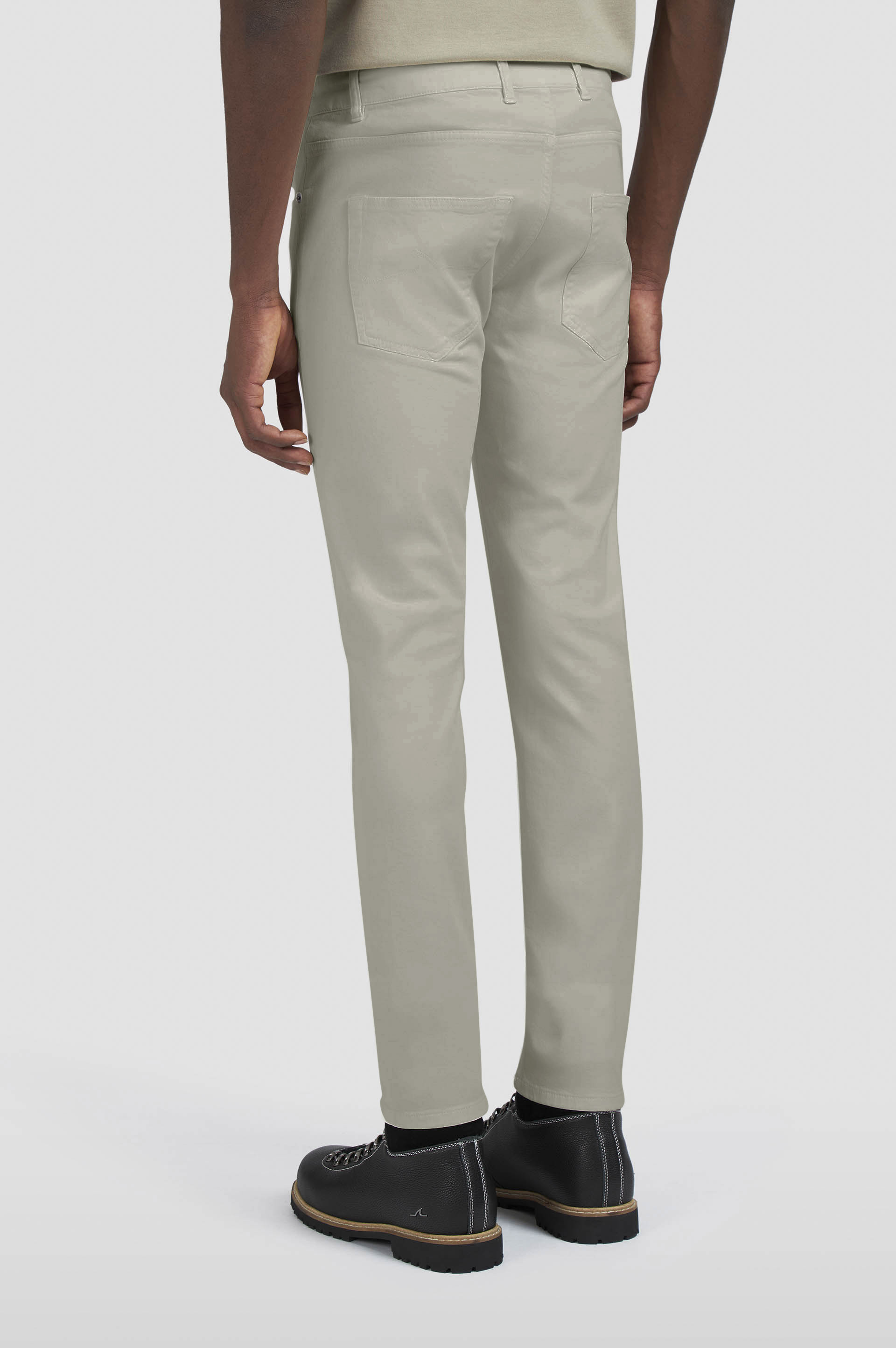 STRETCH COTTON 5 POCKETS TROUSERS - 3