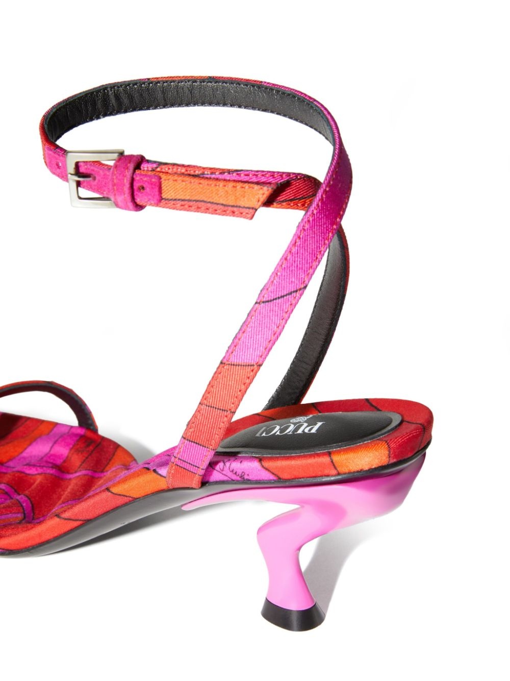55mm Iris-print sandals - 3