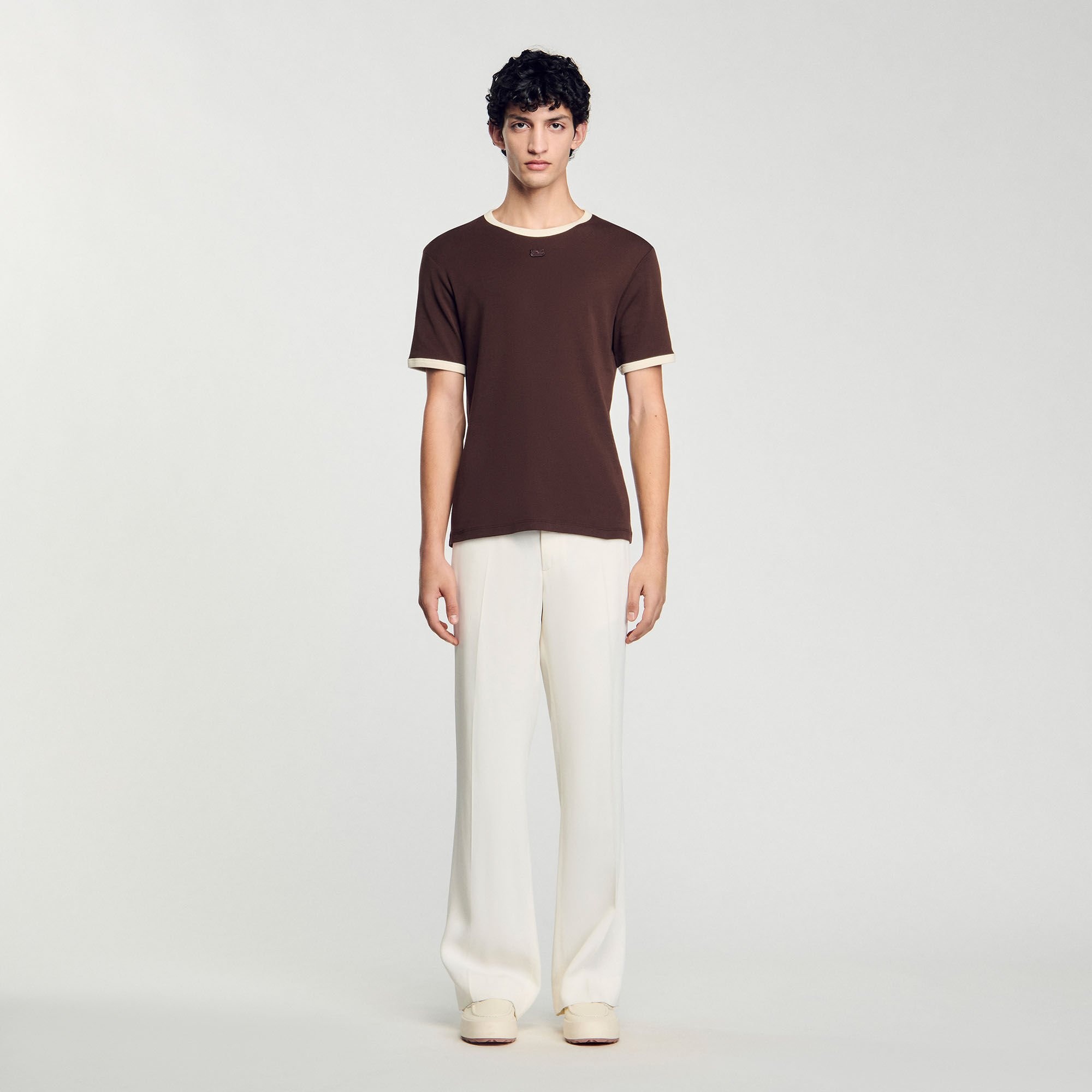 TWO-TONE PATCH T-SHIRT - 2