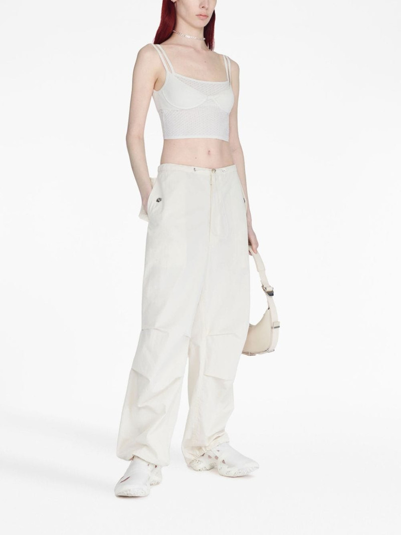 Dion Lee Serpent lace-panelled bralette top outlook