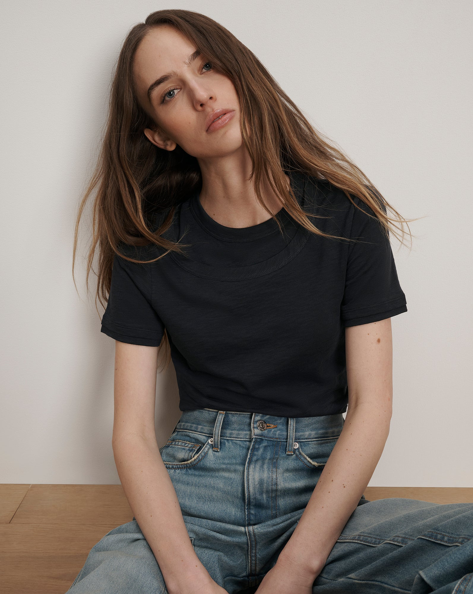 DAMIAN DOUBLE-COLLAR T-SHIRT - 2