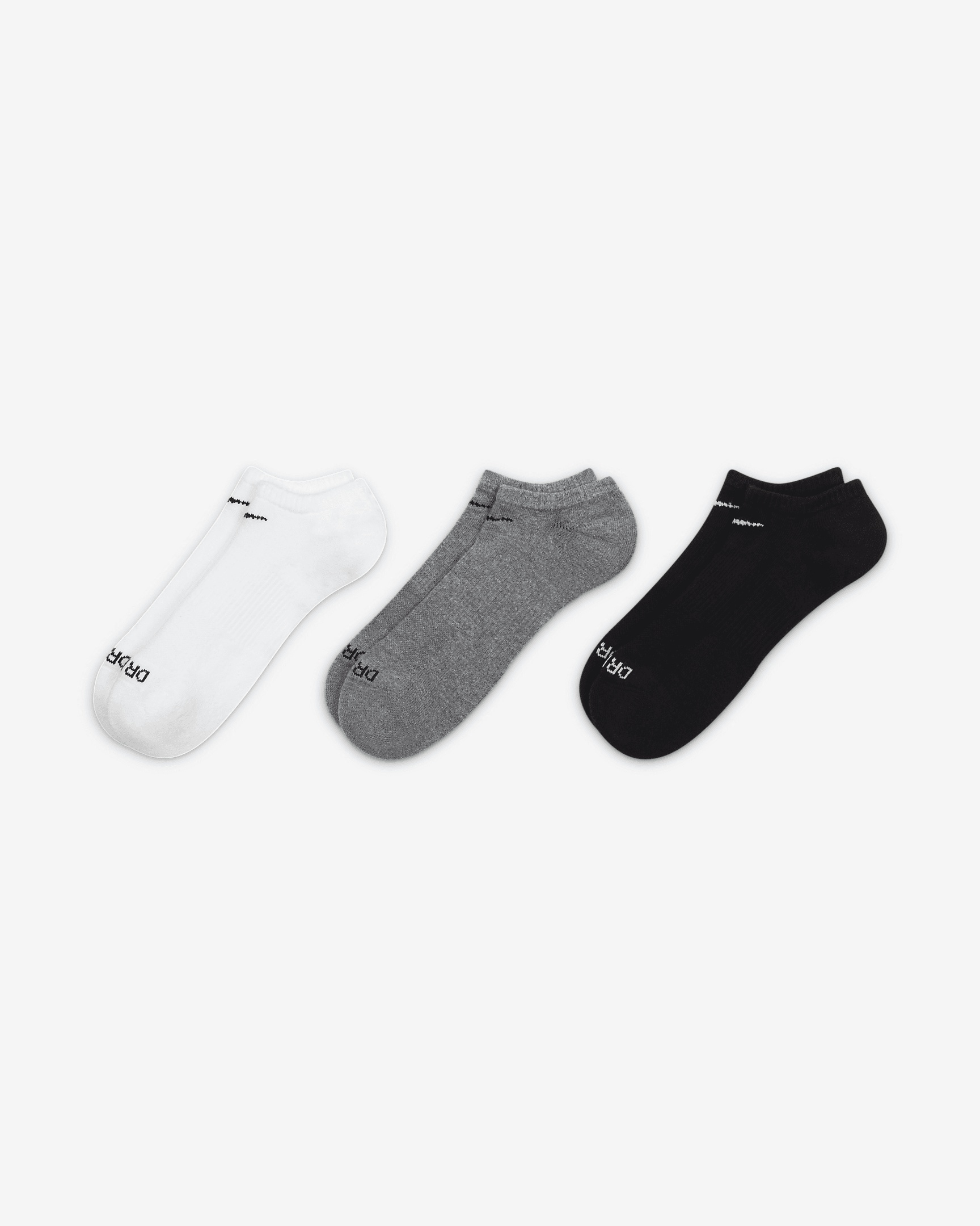 Nike Everyday Plus Cushion Training No-Show Socks (3 Pairs) - 2