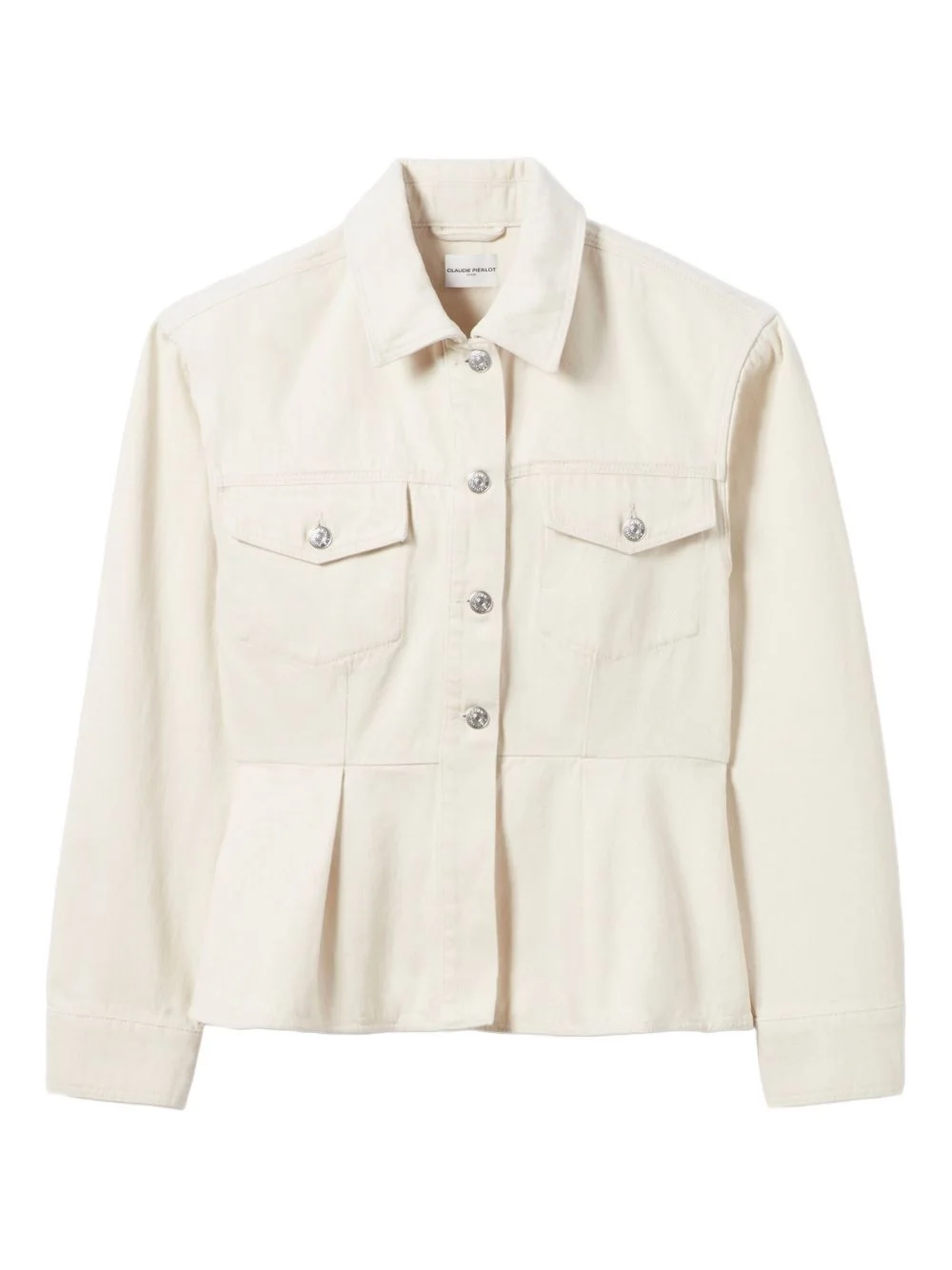 pocket denim jacket - 1