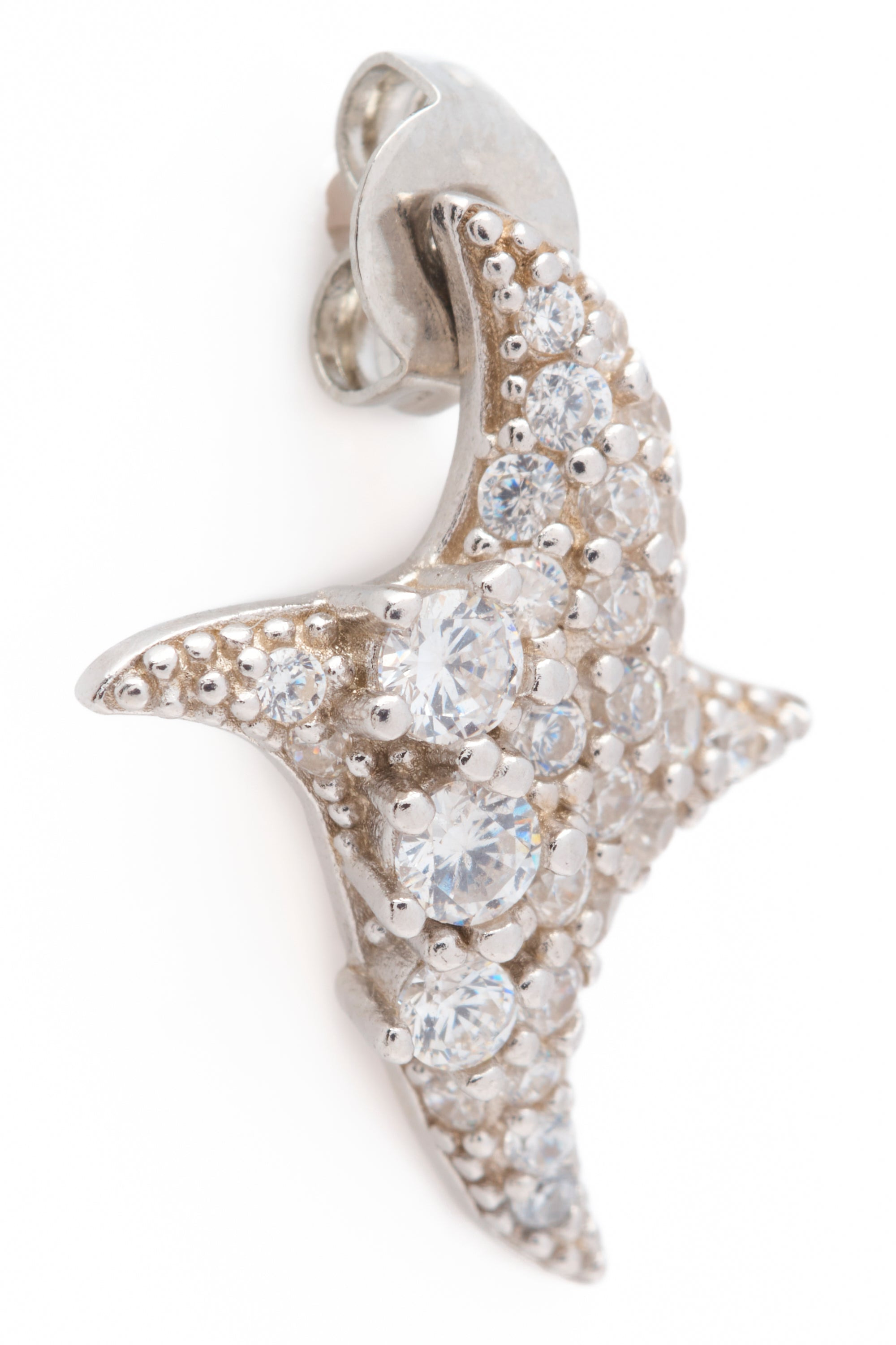 CRYSTAL CLEAR TWISTER EARRINGS - 3