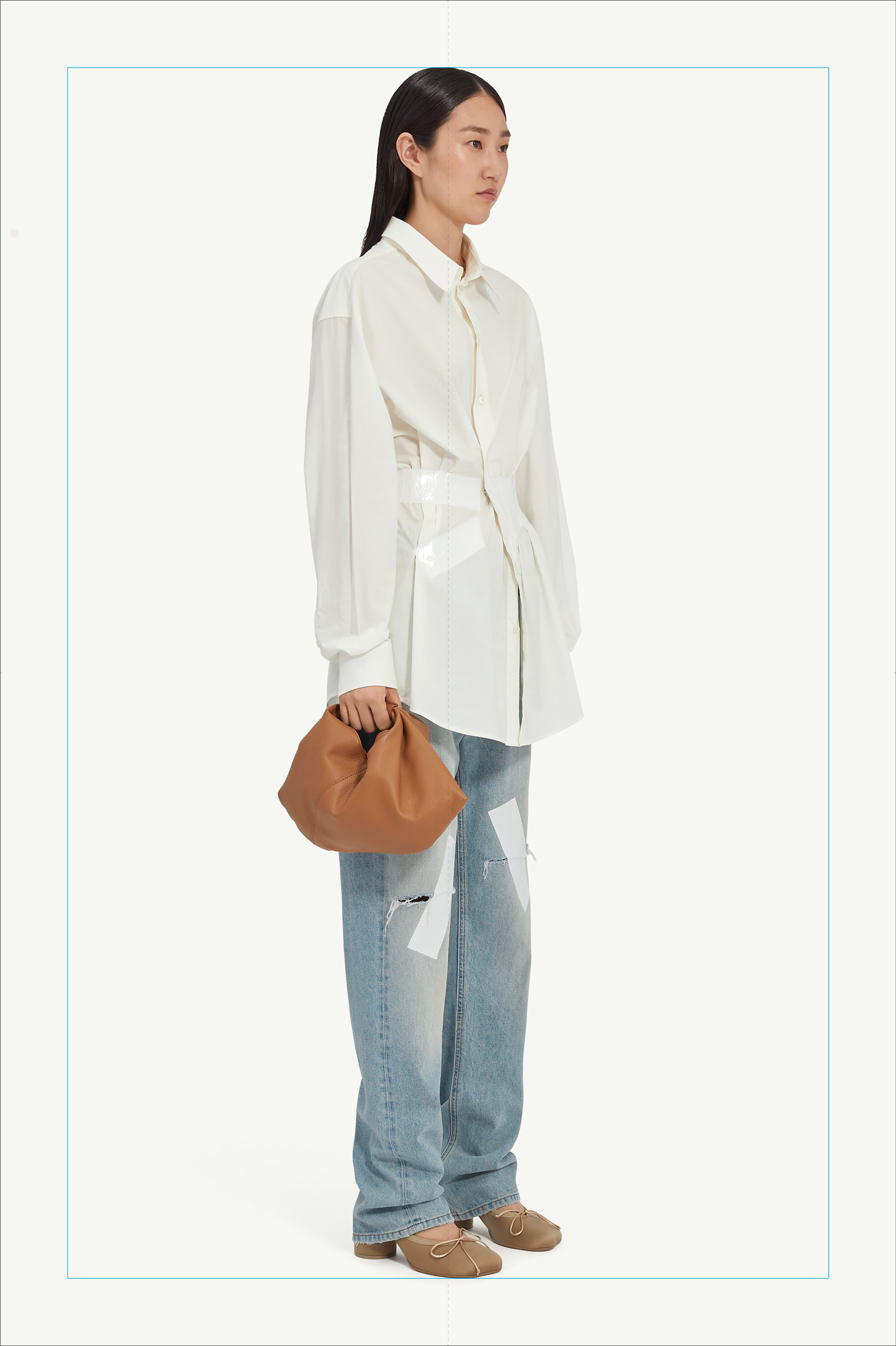 Taped poplin shirt - 3