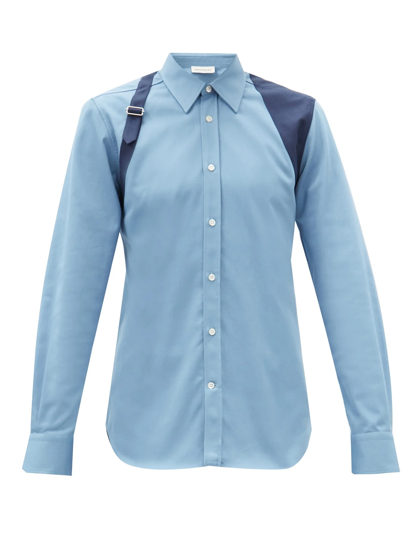 Harness cotton-twill shirt - 1