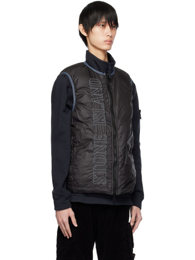 Stone Island Gray Quilted Reversible Down Vest outlook