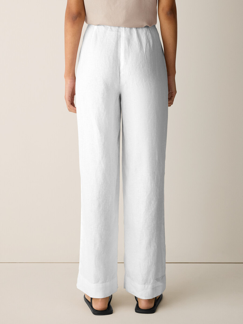 Heavy Organic Linen Full-Length Straight Pant 4