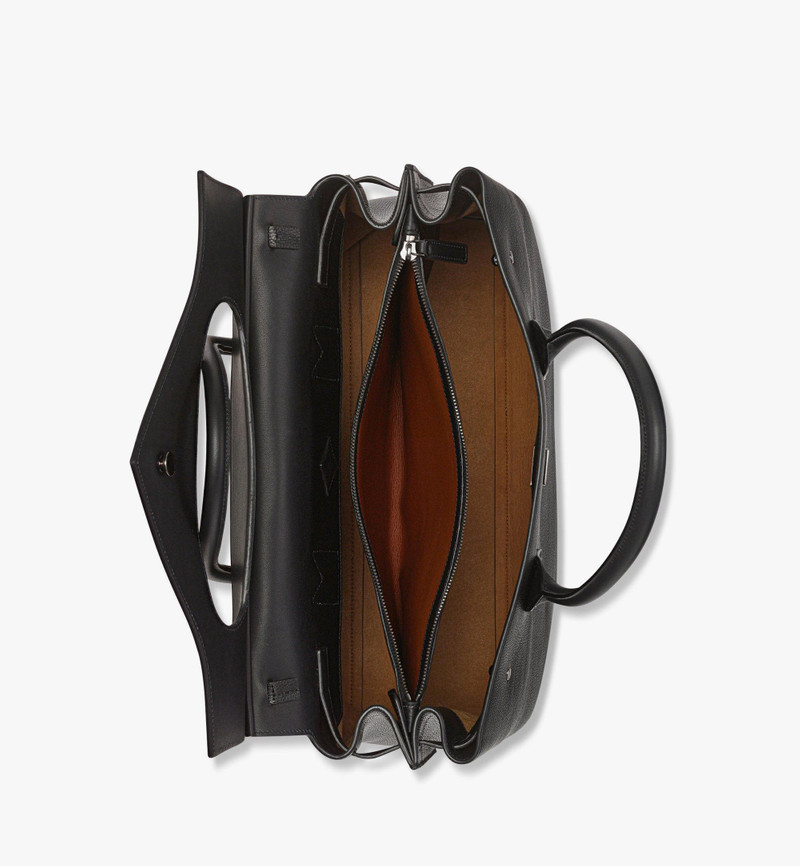 Soft Diamond Tote in Embossed Leather 4