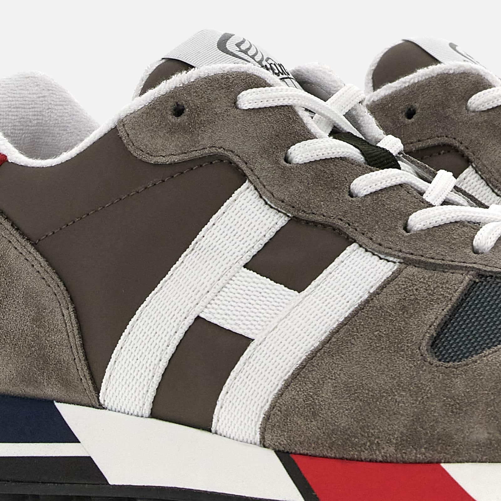 Sneakers Hogan H383 Grey Burgundy White - 6
