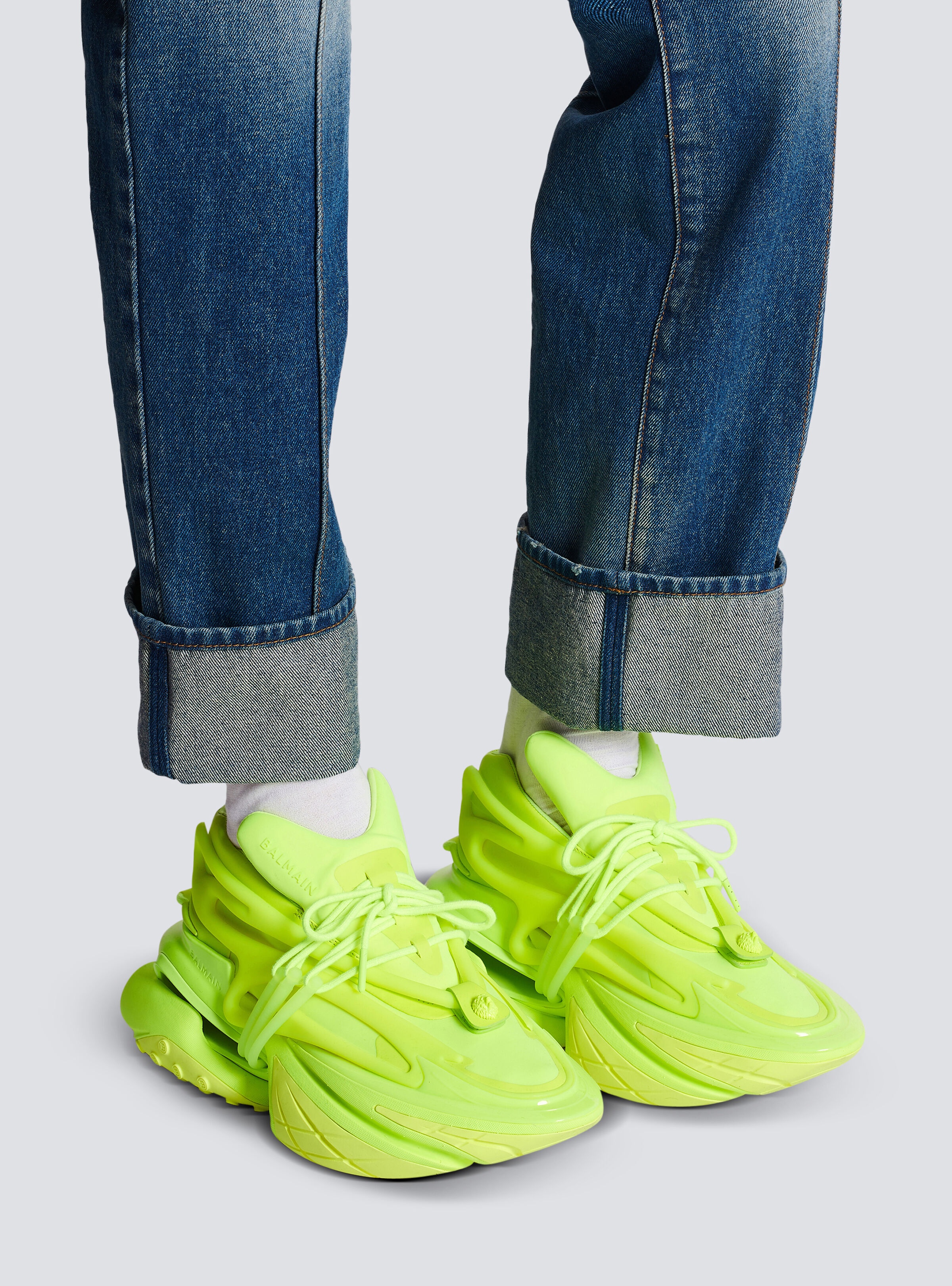 Unicorn trainers in neoprene and rubberised leather - 9