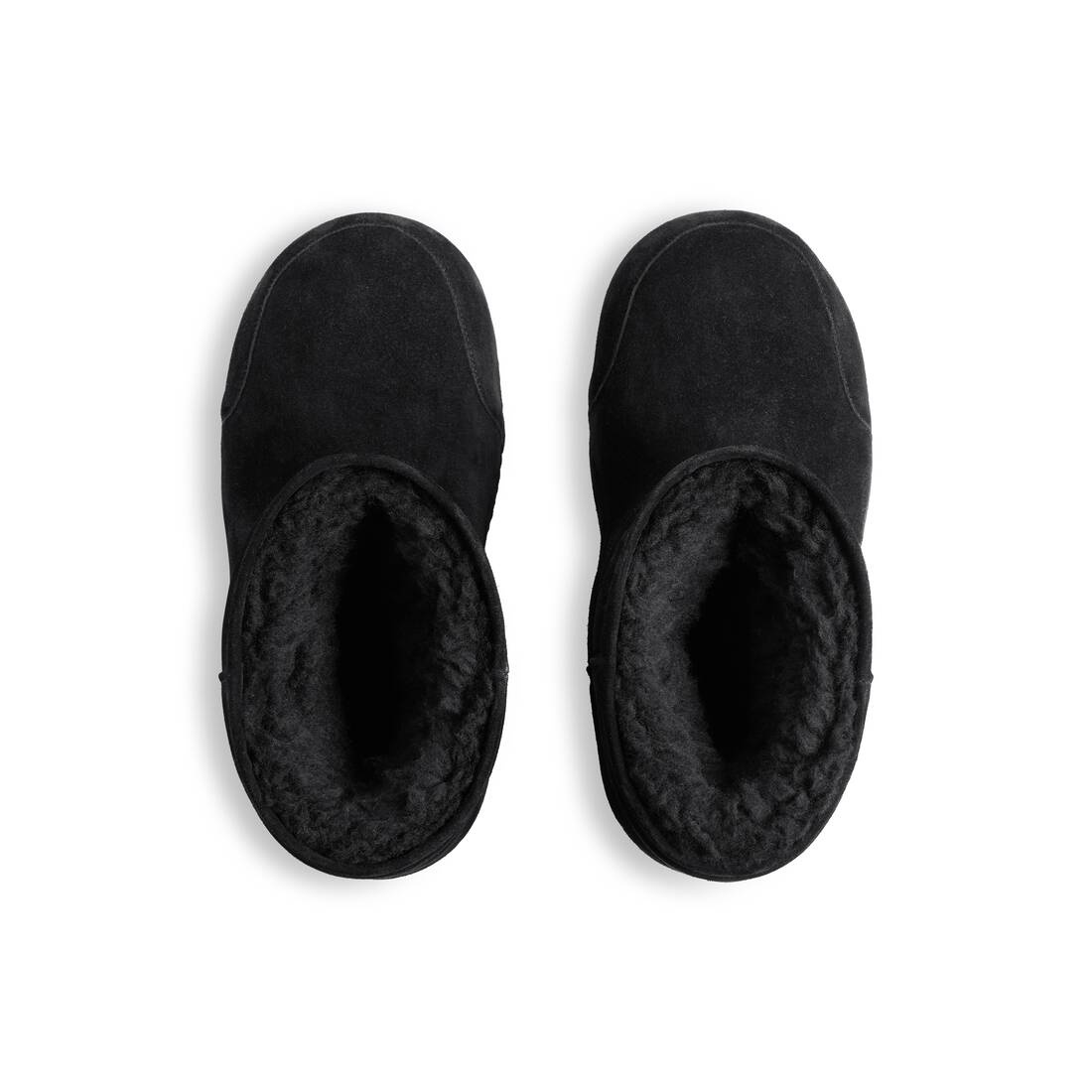 Men's Alaska Fur Bootie in Black - 6