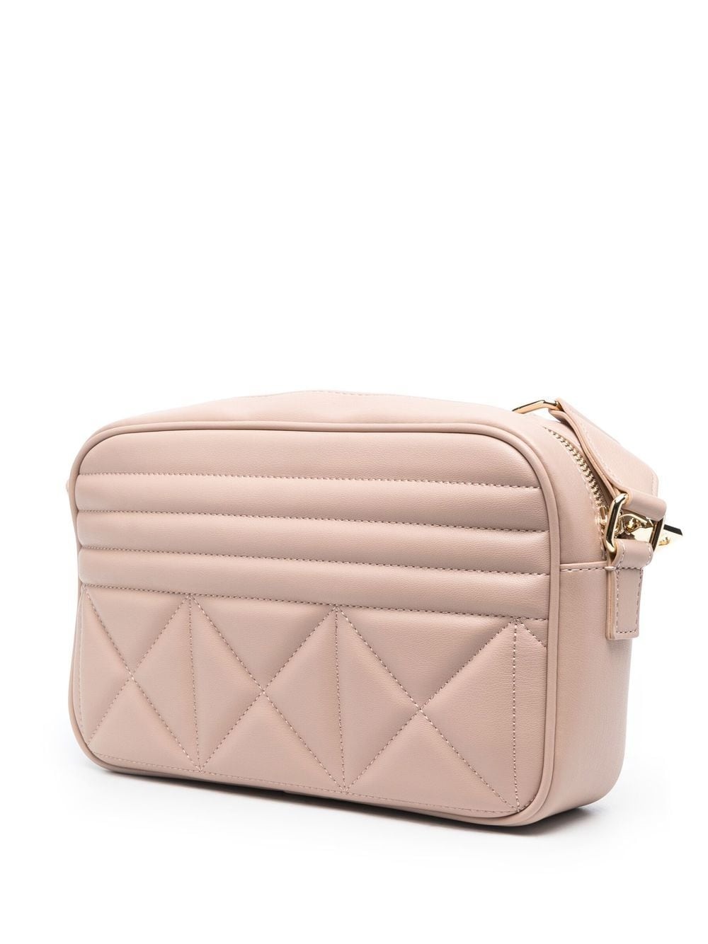 logo-plaque quilted cross-body bag - 3