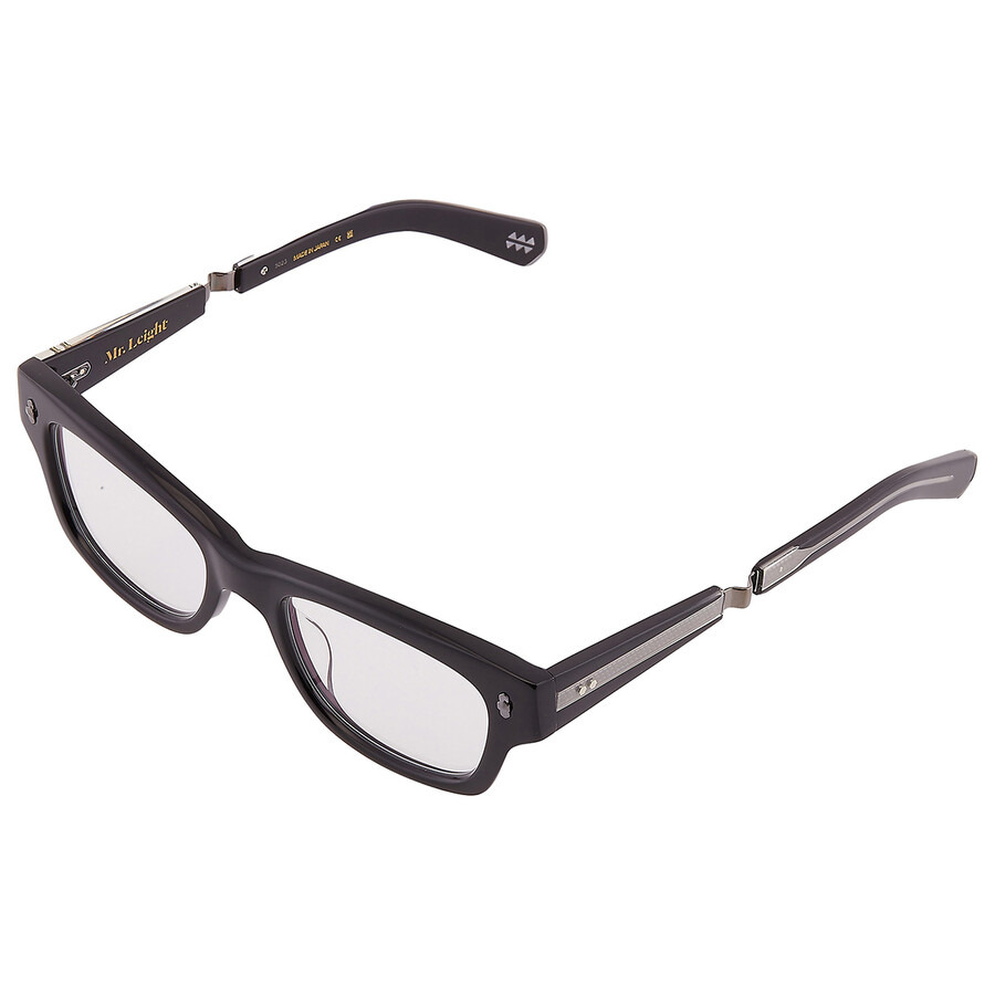 Mr. Leight ANTOINE C Demo Rectangular Men's Eyeglasses ML1042 BK-GM 49 - 4