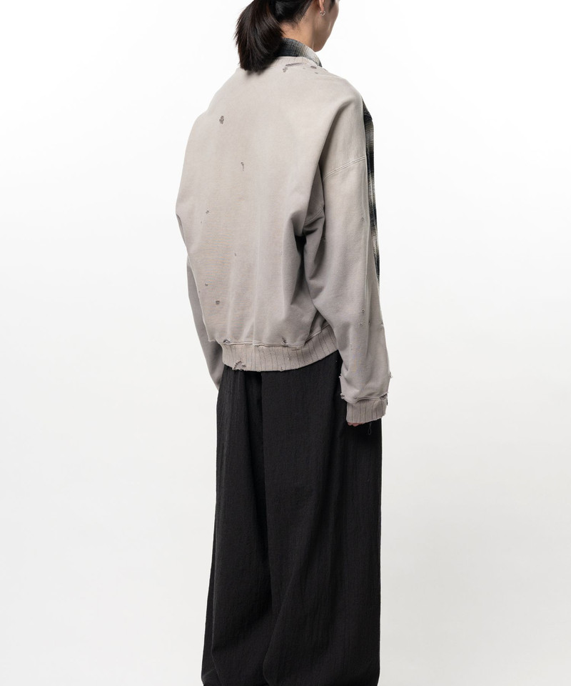 Front Back Combined Check Shirt 10