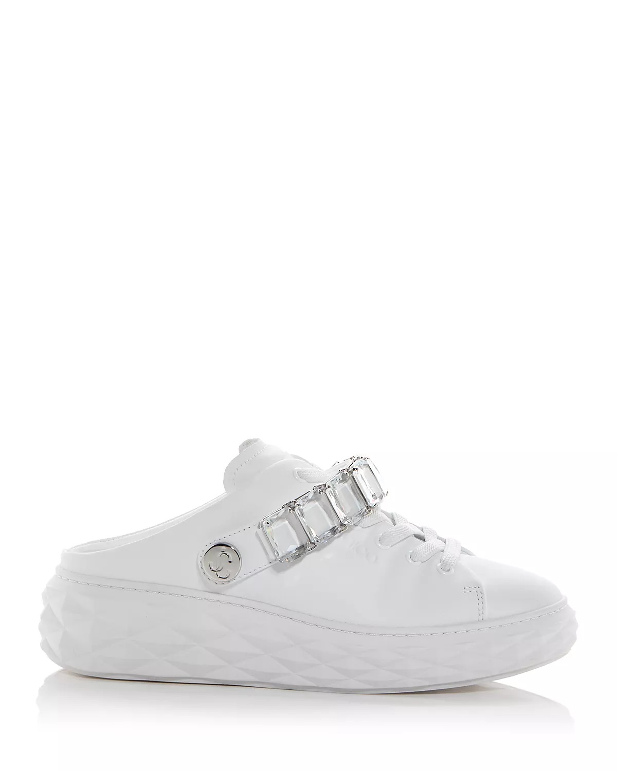 Women's Diamond Embellished Platform Slingback Sneakers - 2