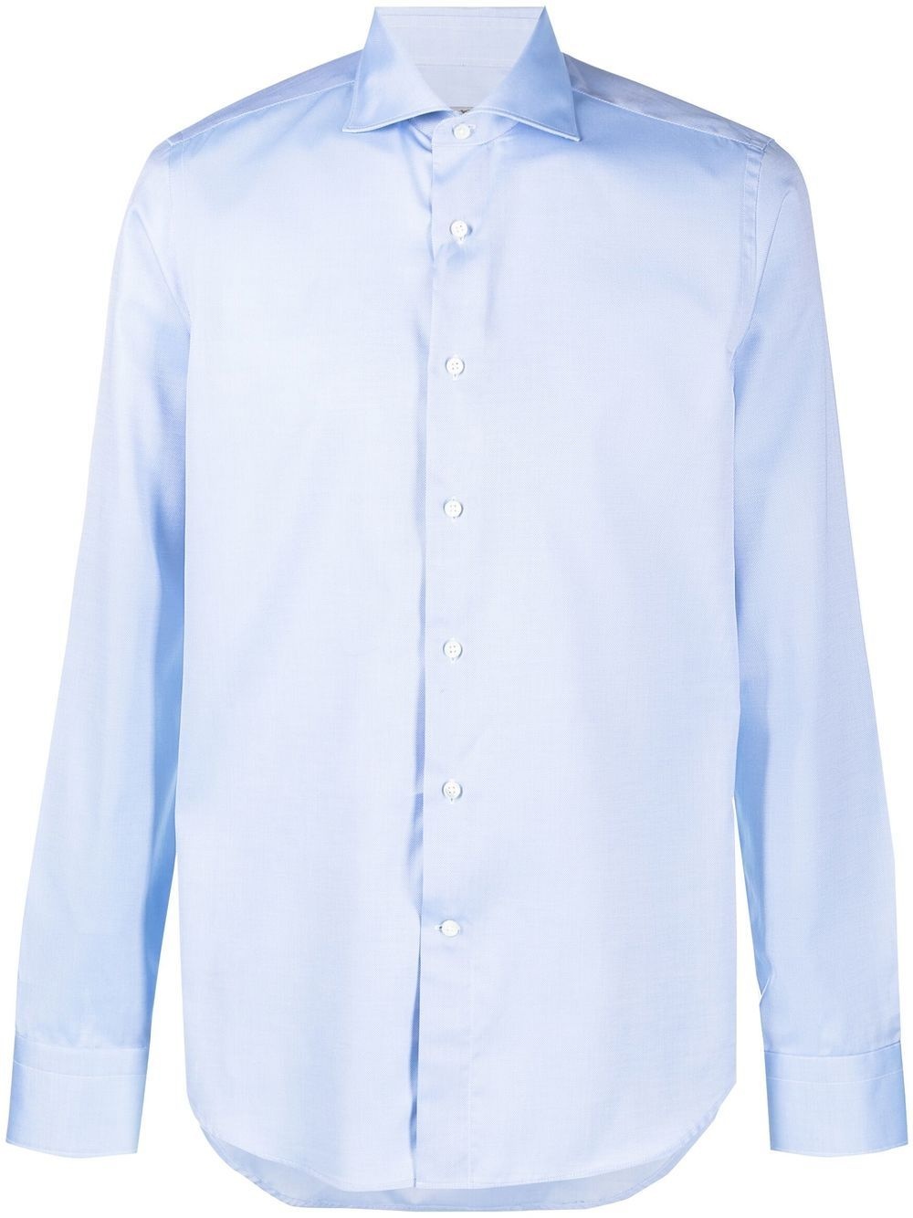 button-down fitted shirt - 1