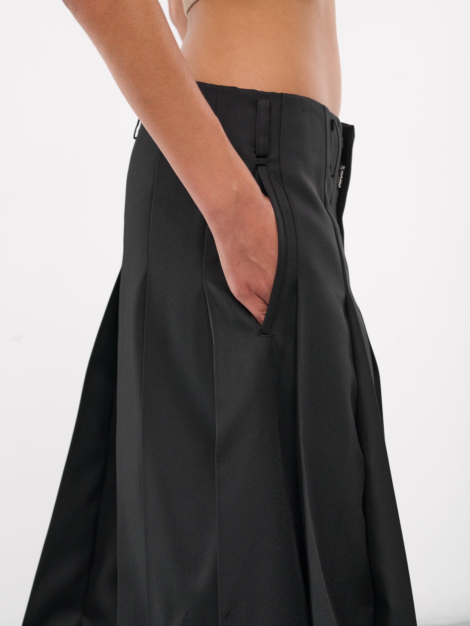 パンツ exodus pleated trousers COMME des GARCONS COMME des GARCONS Dyed Poly Hakama Pants