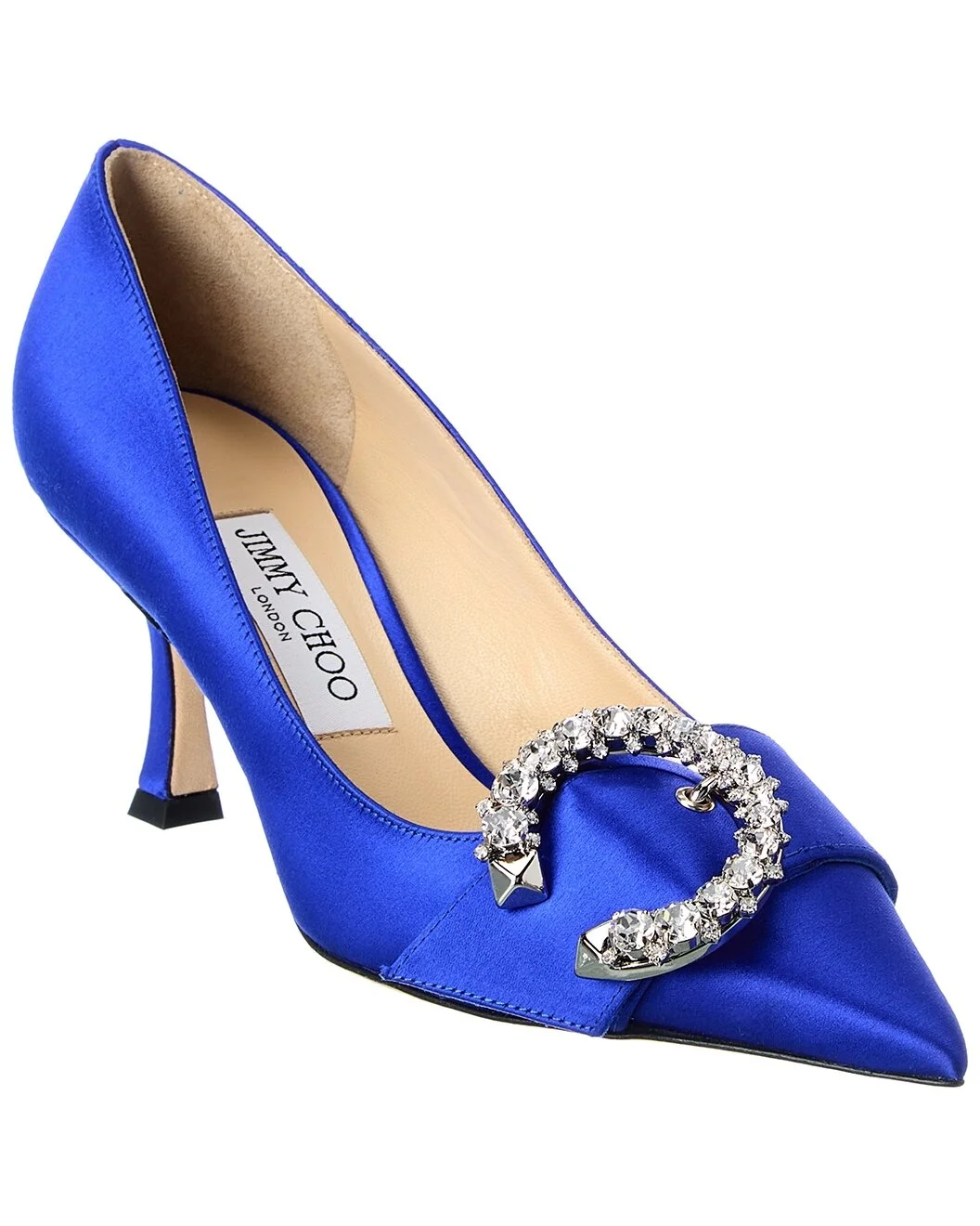 Jimmy Choo Melva 70 Satin Pump - 1