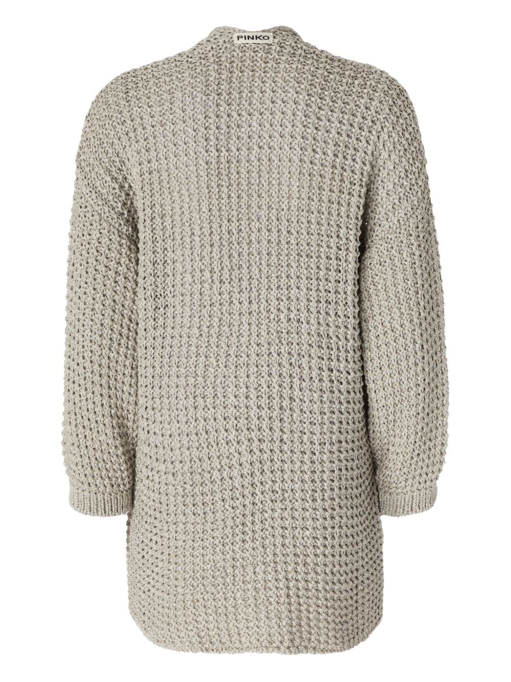 textured-knit cardigan - 2