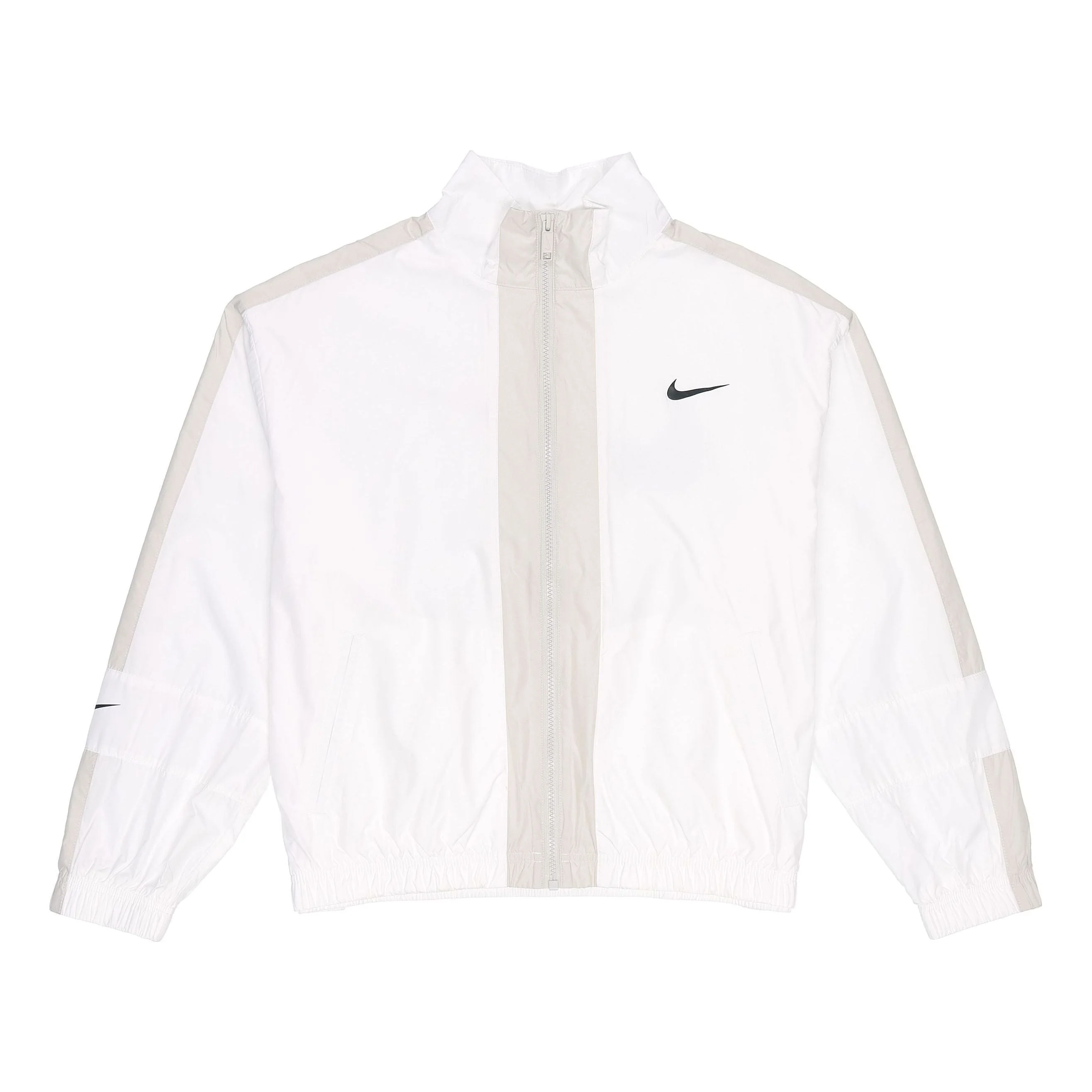 (WMNS) Nike Sportswear Repel Contrasting Colors Loose Woven Jacket Autumn White CZ8801-100 - 1