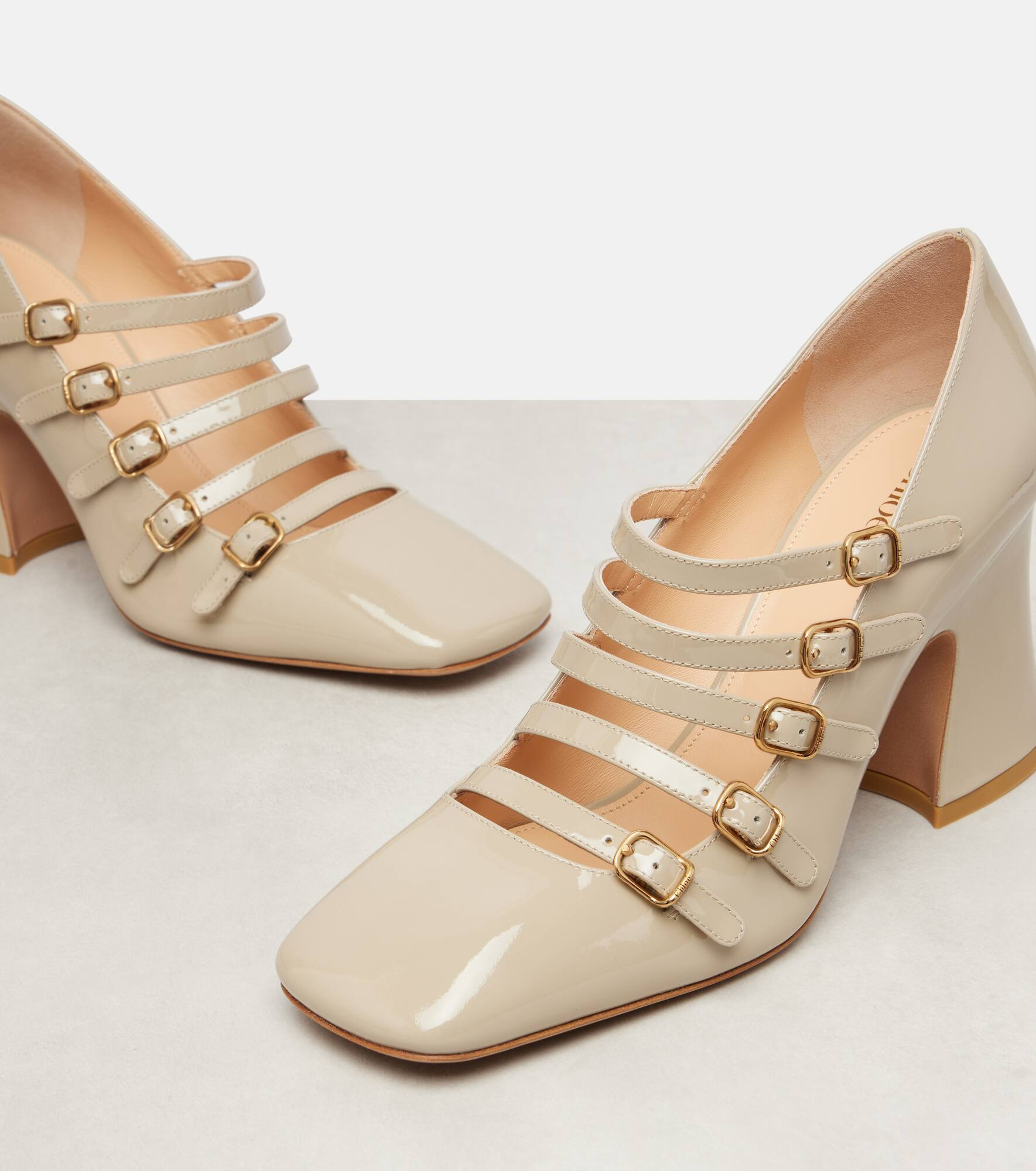 Janis 80 patent leather Mary Jane pumps - 5