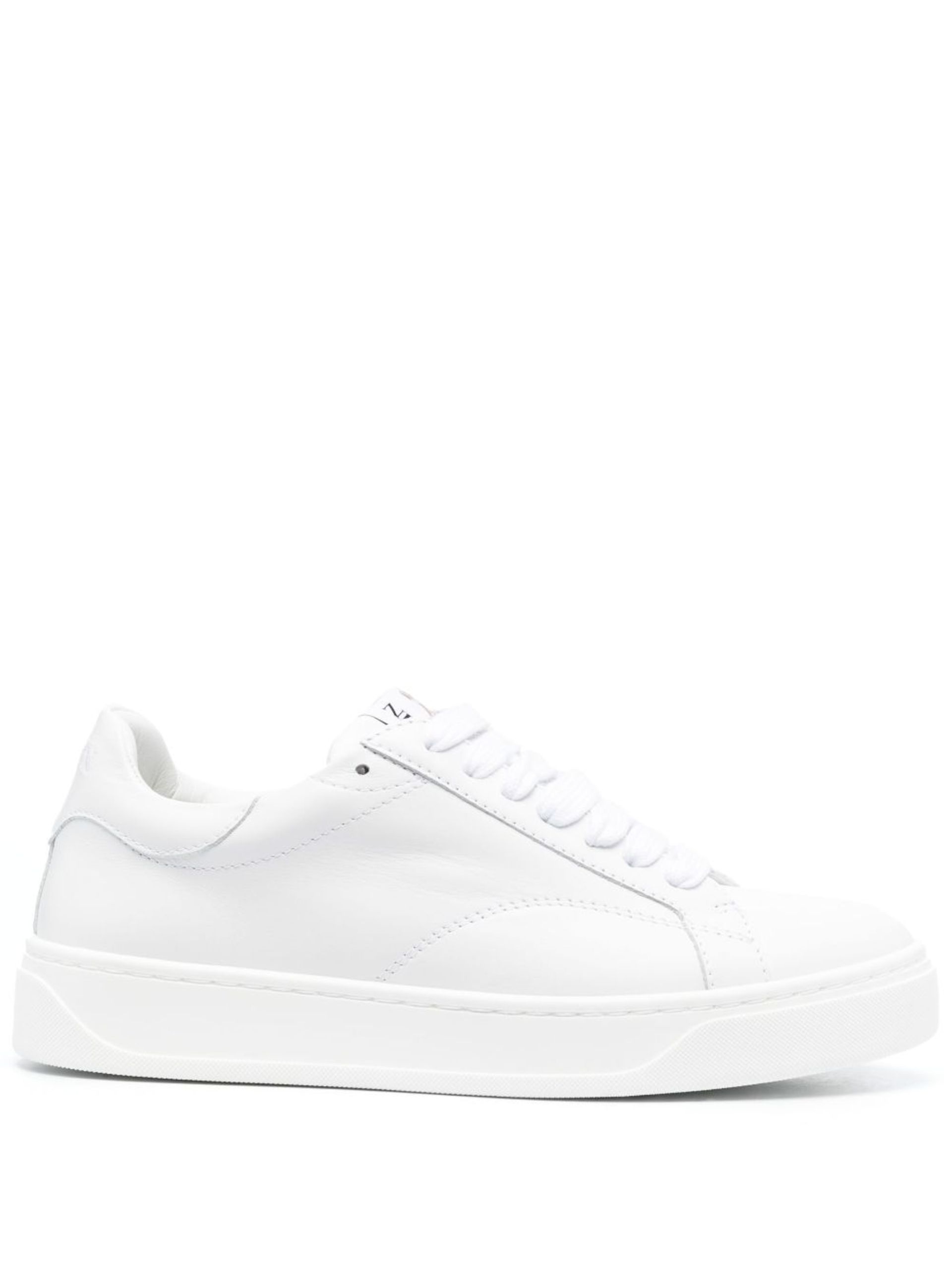 White DDB0 Leather Sneakers - 1