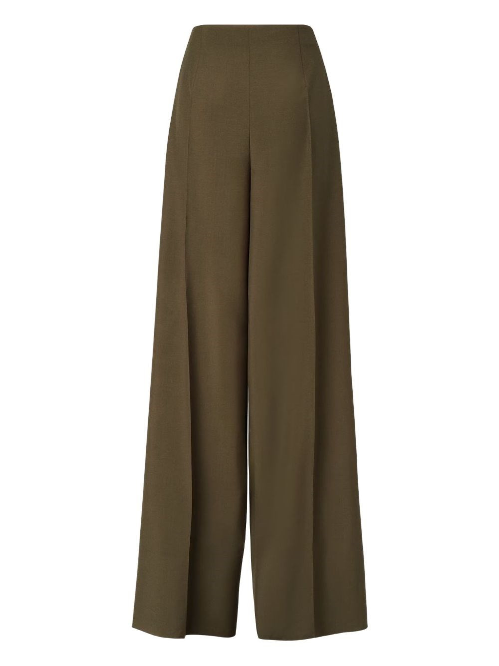 Wool wide-leg trousers - 3