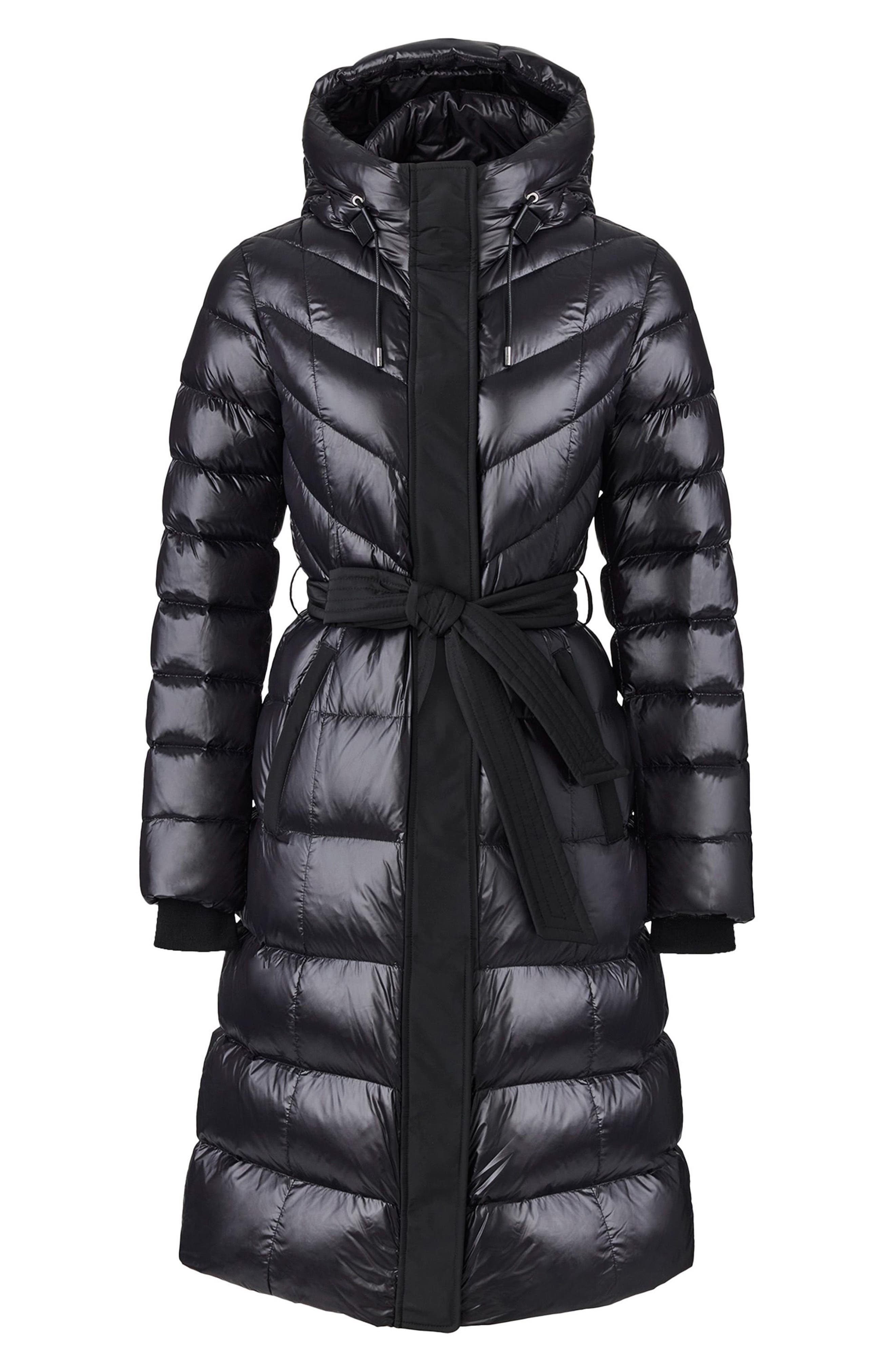 Mackage Coralia Water Resistant Hooded 800 Fill Power Down Coat in Black at Nordstrom - 4