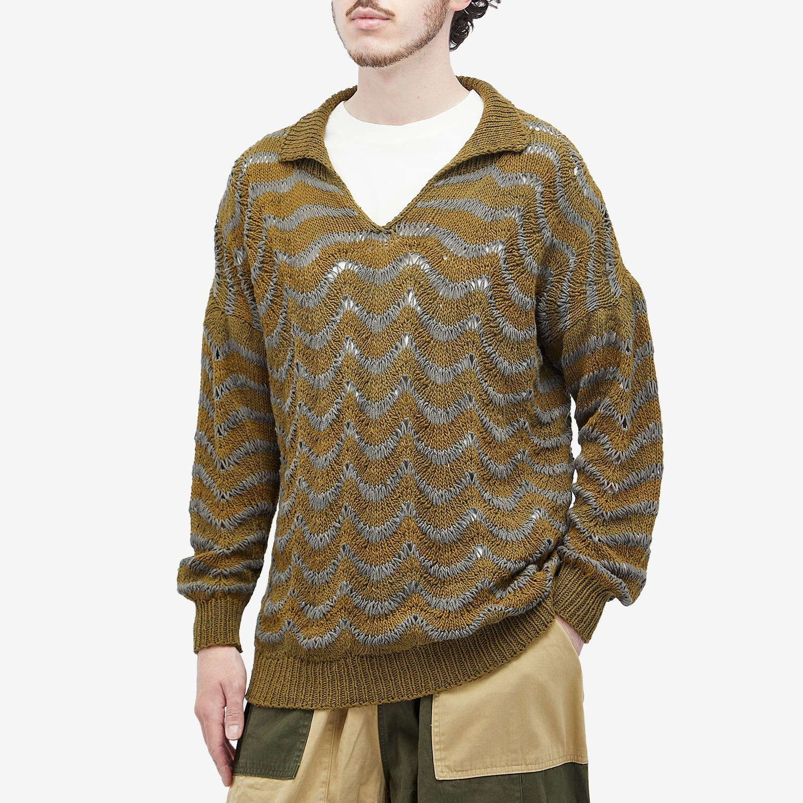 Kartik Research Patchwork Rugby Knit - 2