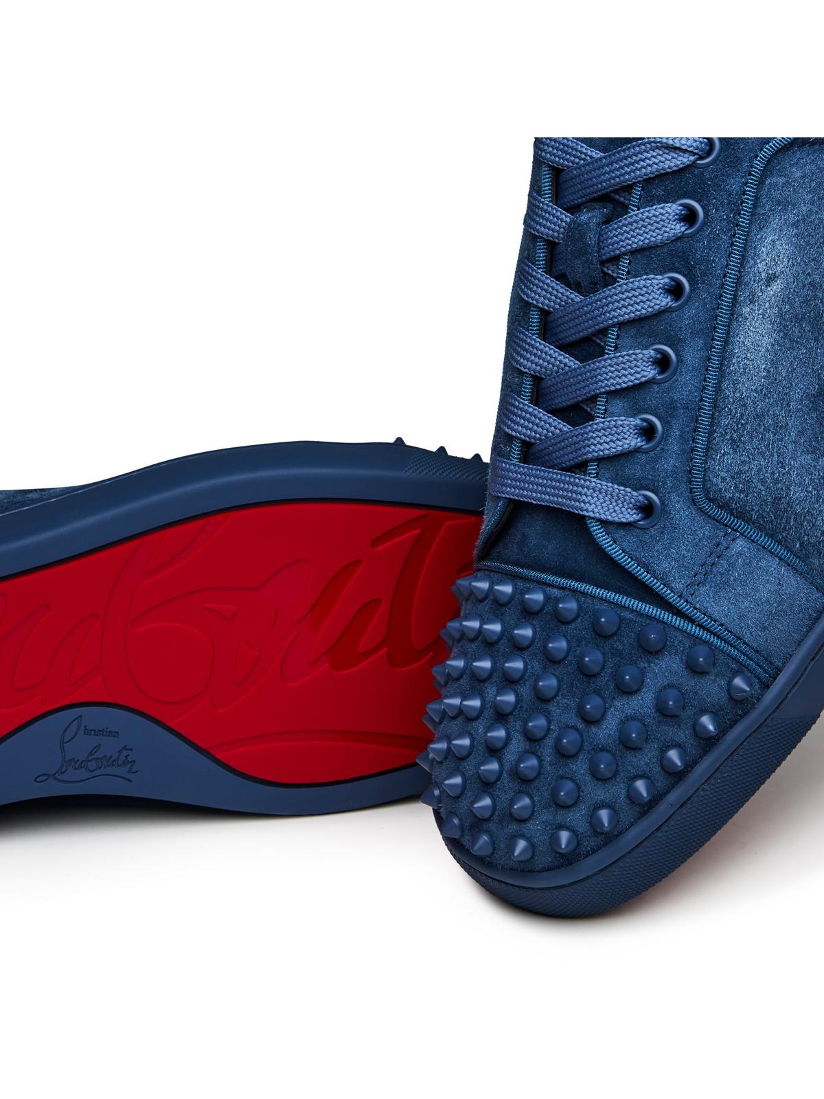 【完売必至】ルブタン Louis Junior Spikes スニーカー Louis Spikes ブラック カーフレザー - Shoes - Men - Christian
