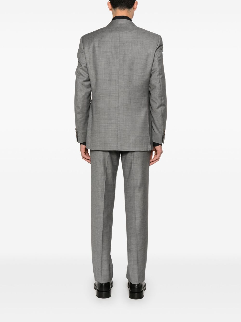 wool single-breasted suit - 3