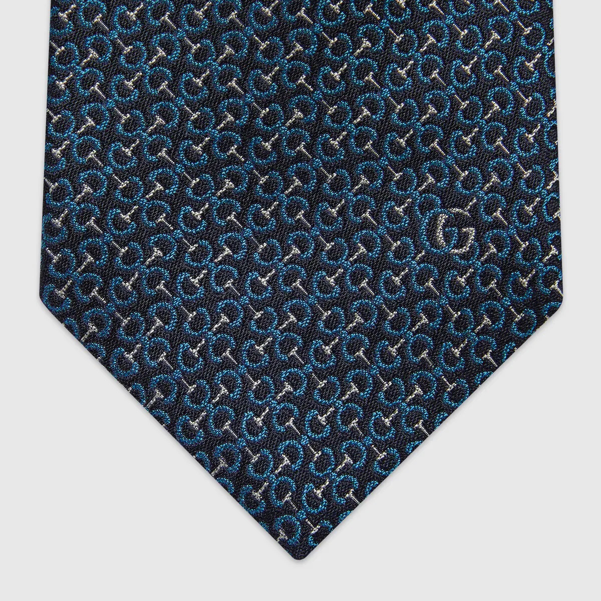 Horsebit silk tie - 3