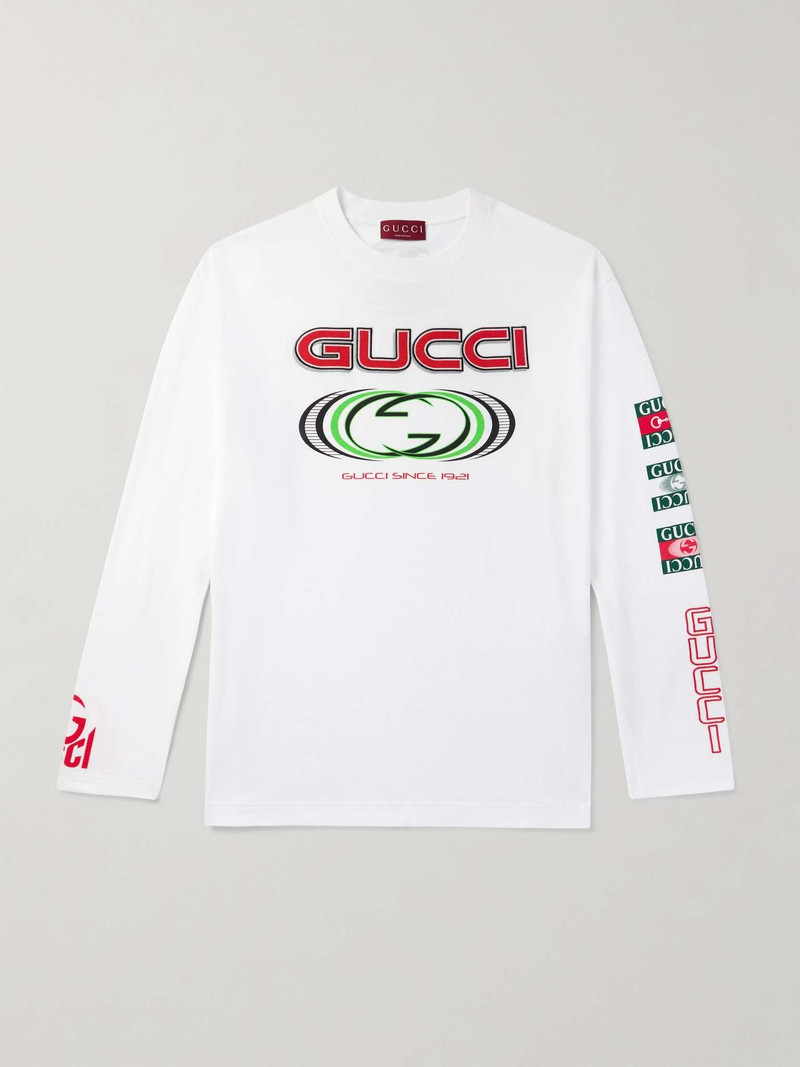 Logo-Print Cotton-Jersey T-Shirt - 1
