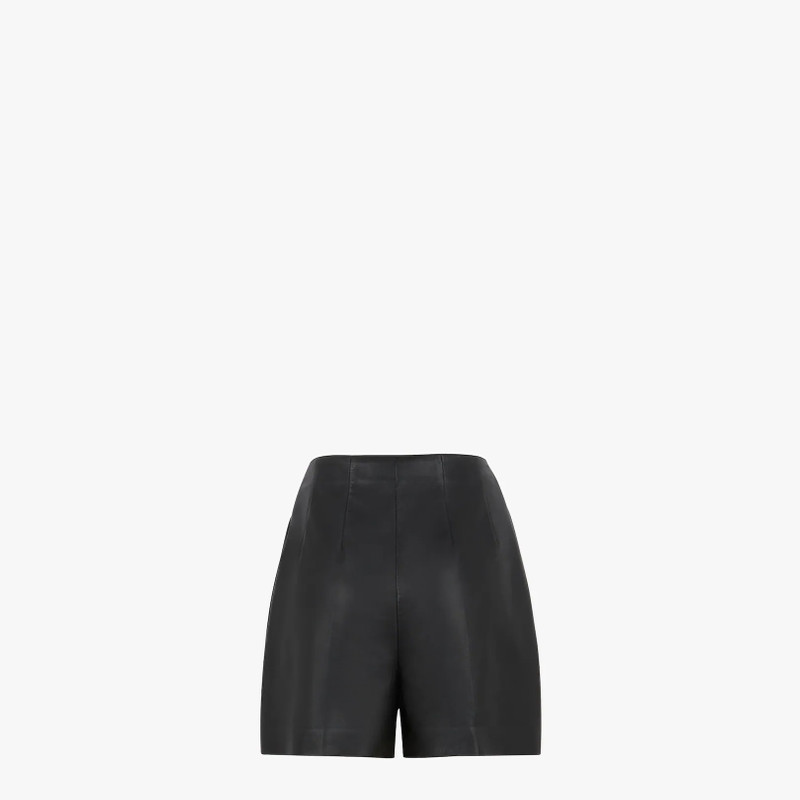 FENDI Black nappa leather short outlook
