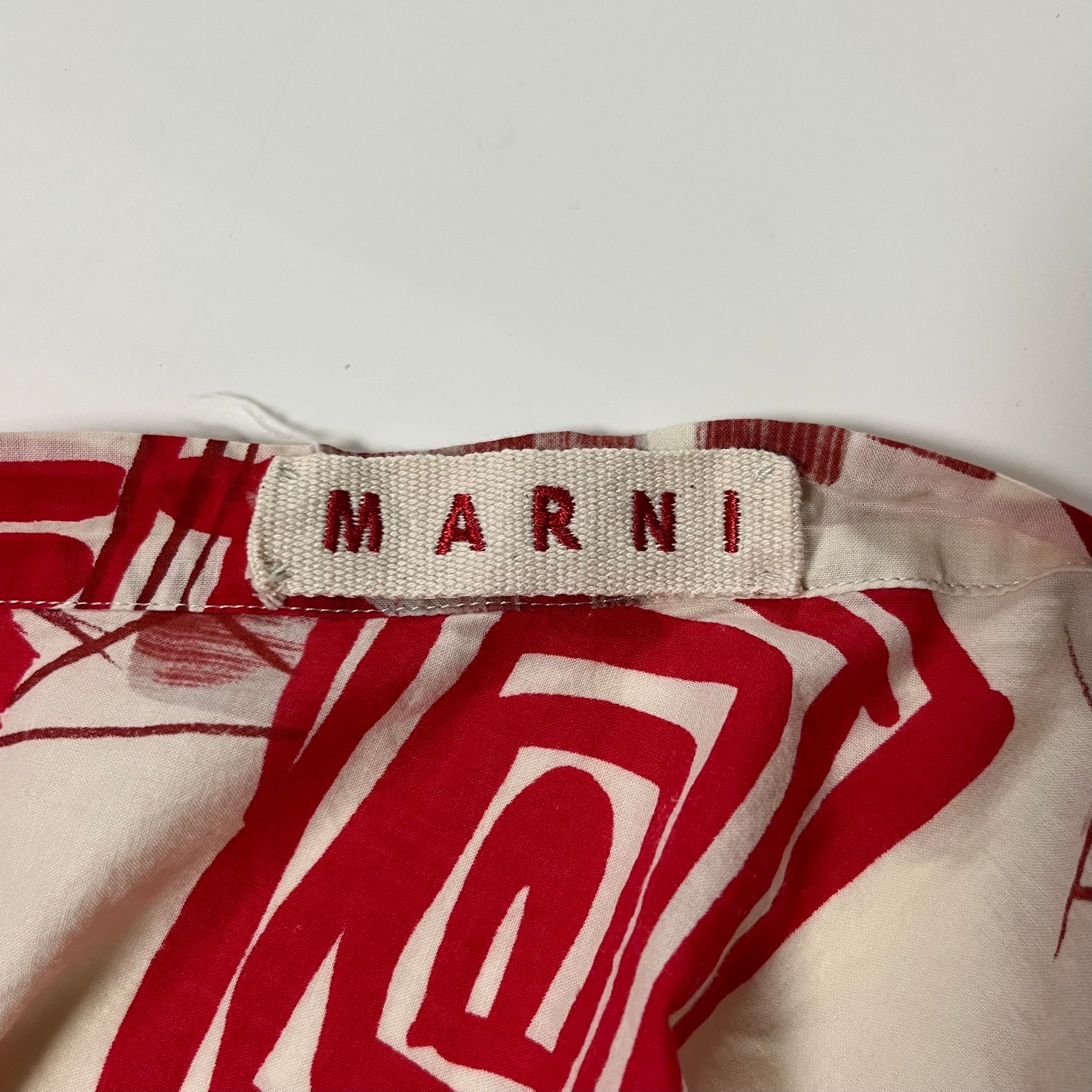 MARNI Spring Summer 2005 Roses Print Camisole - 4