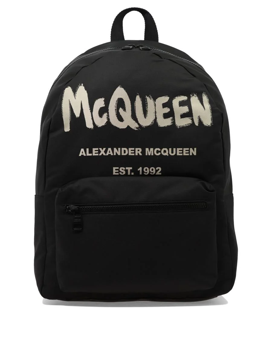 ALEXANDER MCQUEEN GRAFFITI METROPOLITAN BACKPACK - 1